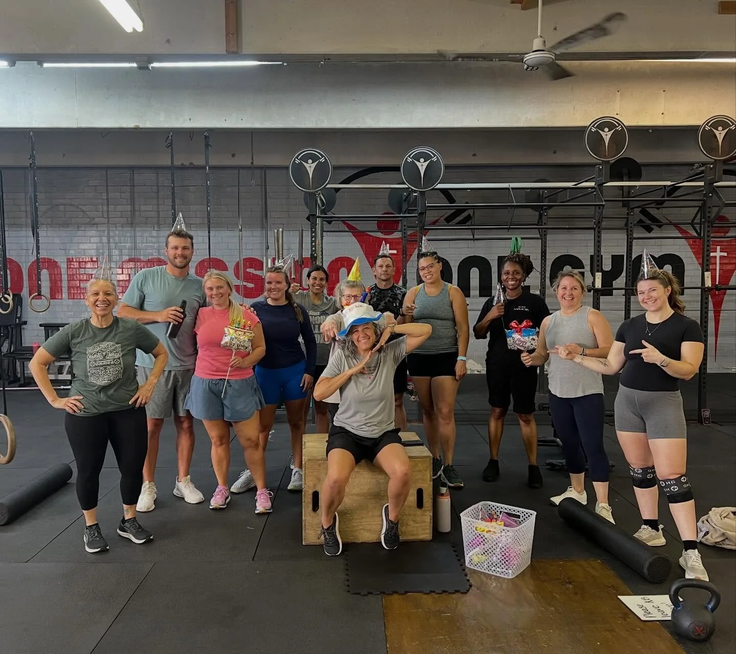 Monday morning 9am worked hard through some tough MURPH prep and a fun E3MOM battle. They were challenged to &ldquo;Jump In&rdquo; with their trust in God!