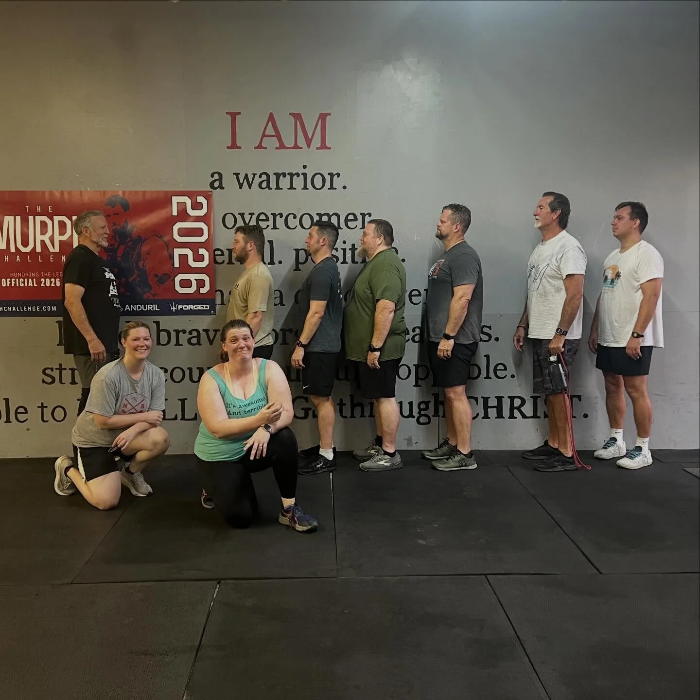 Friday 5:30am battled through a complex and a battle of burpees and ball slams! We were reminded to pause, breathe, and be renewed! Matthew 11:28