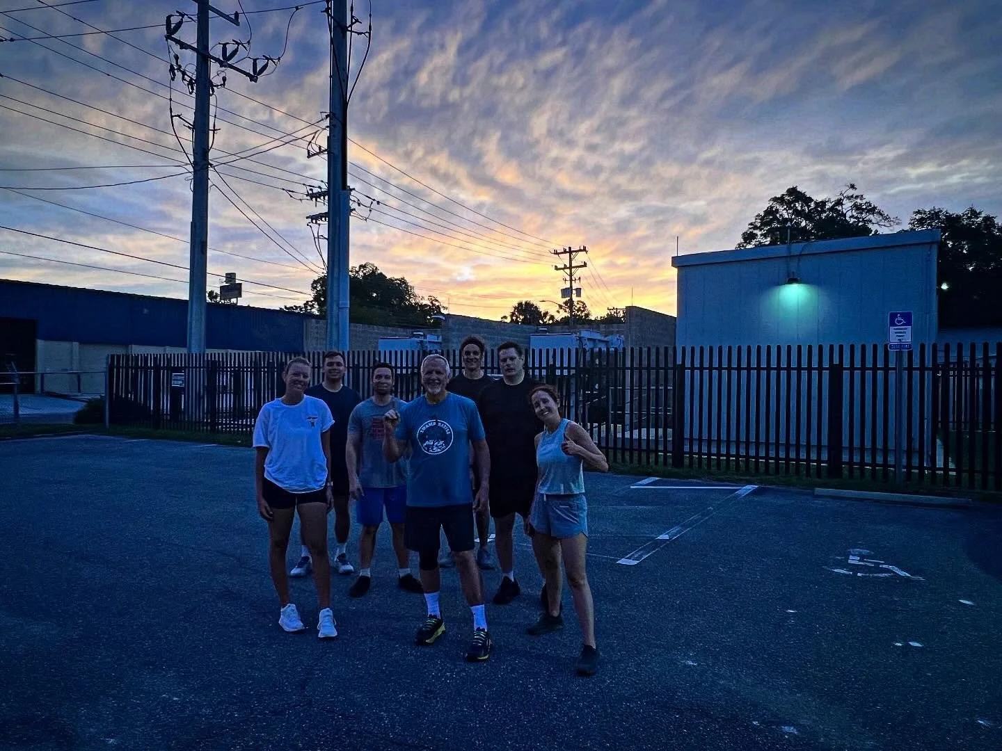 Such a beautiful sunrise for our 530am warriors. They were reminded that growth requires consistency. Open your Bible this week and make time to hear our Heavenly Father speak! Psalms 119:105