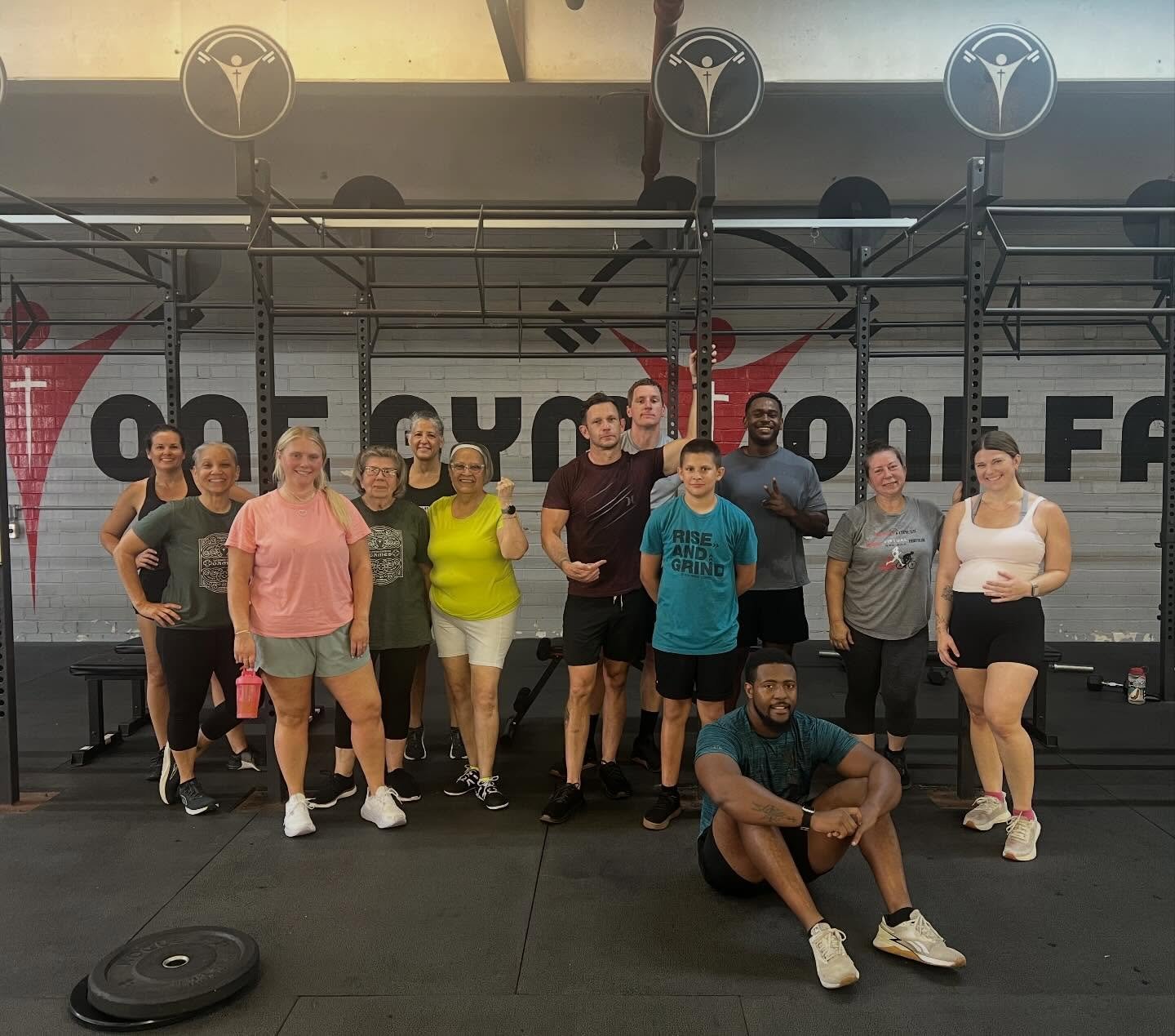 Tuesday 9am worked through a strength of bench press and a spicy battle! They were encouraged that they have all they need!