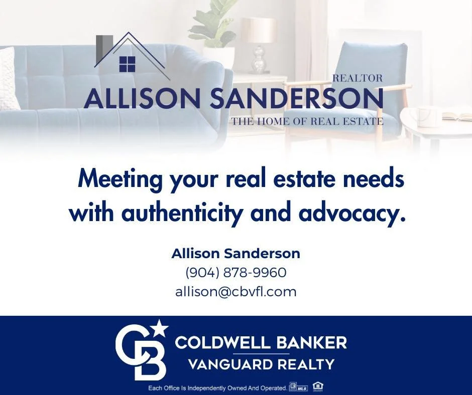 📣Sponsor Spotlight

Allison considers it an honor to walk with her customers through every aspect of a successful real estate transaction. Whether you are a first-time homebuyer or seeking the ideal retirement home or simply have real estate questio