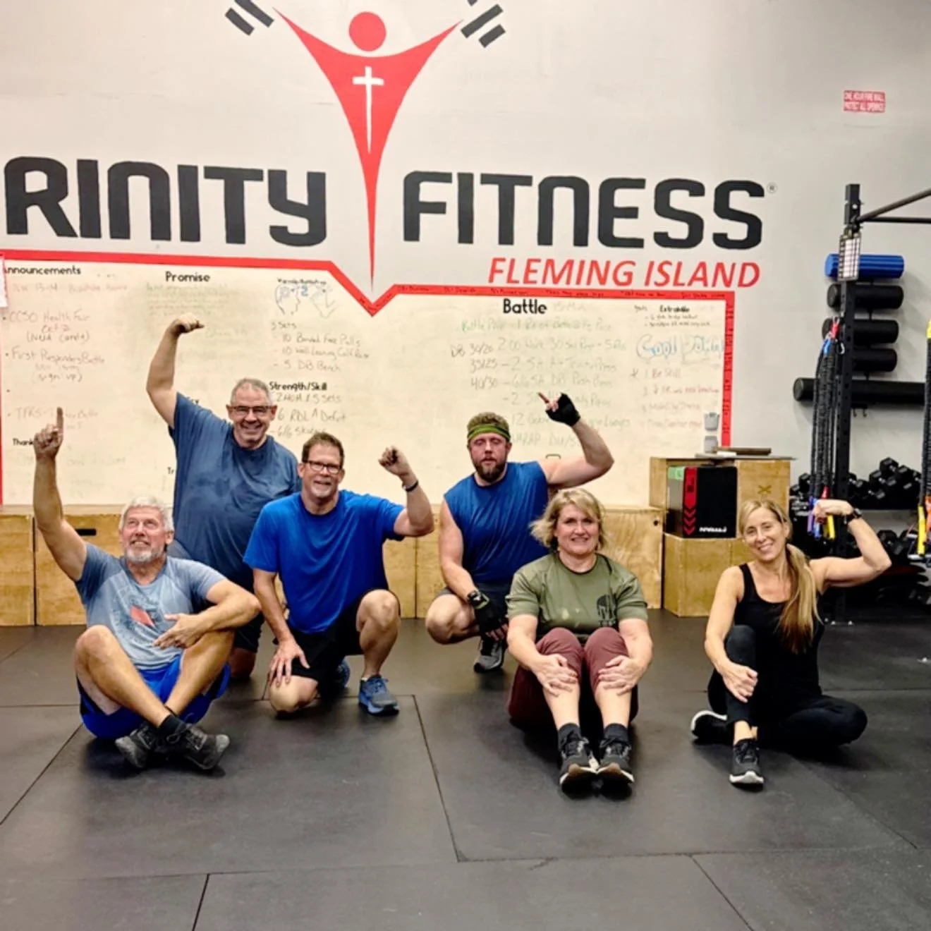 This morning&lsquo;s 5 AM Warriors battled RDL, skaters, single arm, Trinity press, single arm push press, reverse lunges, and jump rope, while being reminded that your words matter.