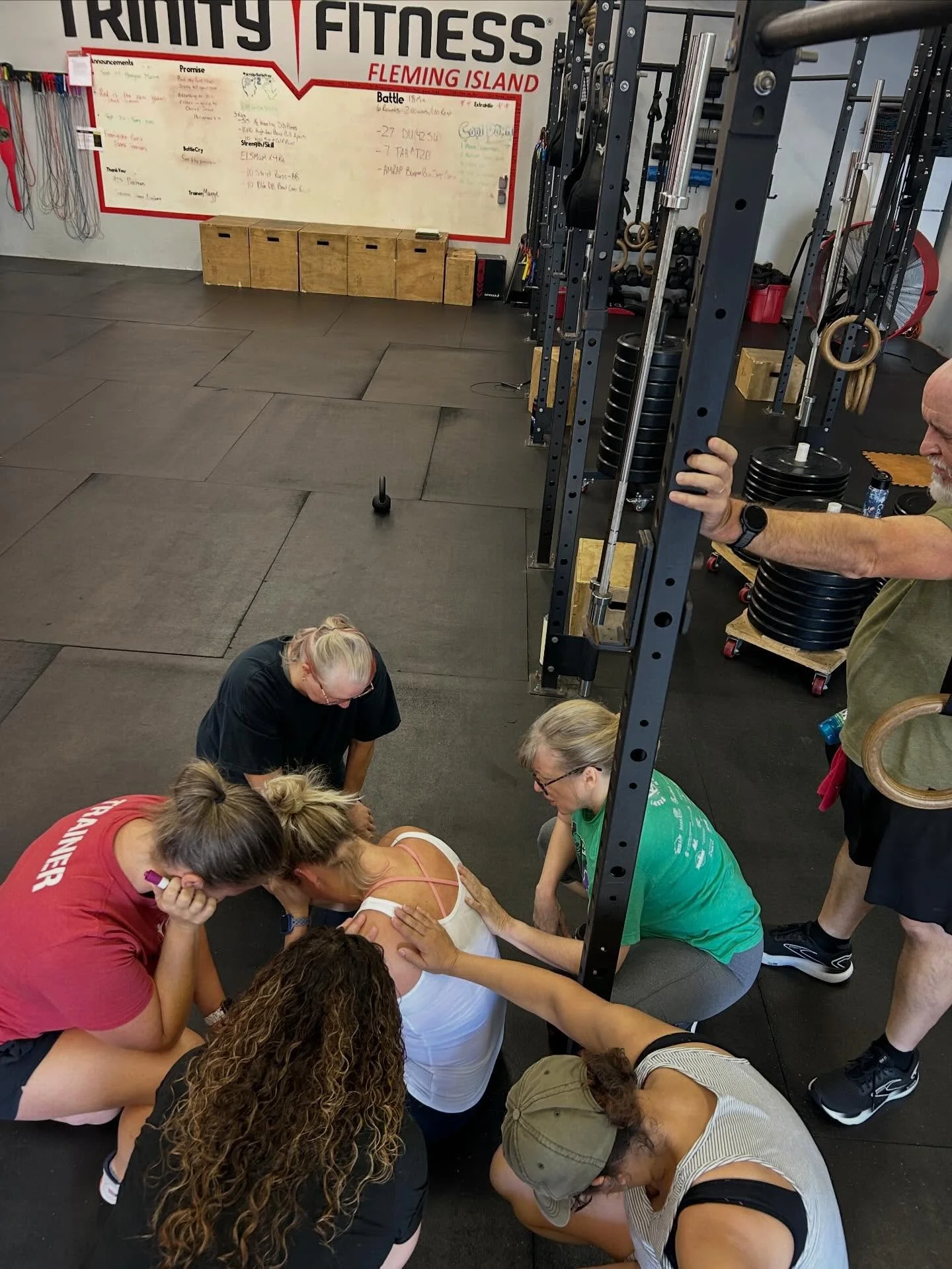 Before coming to Trinity Fitness, I was struggling deeply with anxiety and depression. I hated my job, and I felt like I was failing as a mother and a wife. The only thing I felt I had going for me was my workouts. I made sure to get to the gym regul