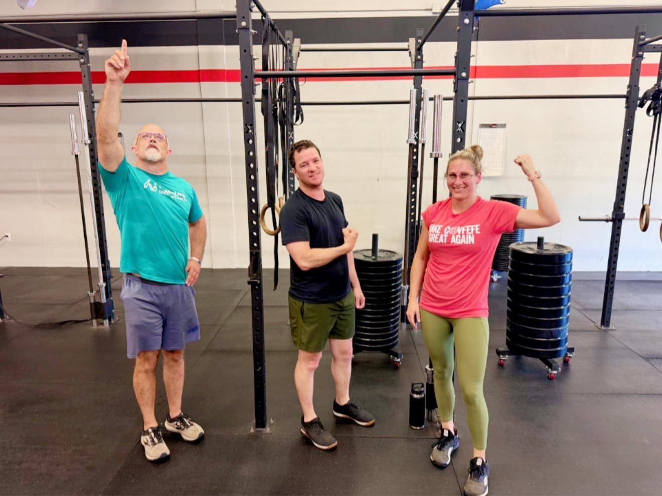 Wednesday&rsquo;s 5:30 warriors were reminded that when we feel overwhelmed, stressed, full of anxiety, etc. God tells us to not worry about anything but pray about everything!! They then pushed through deadlifts and 8 grueling rounds of box jumps, b