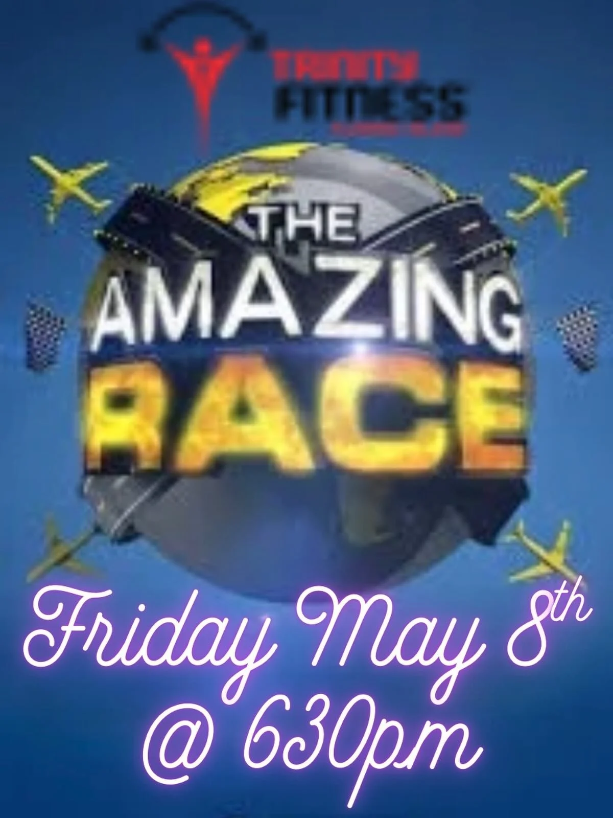 Faith &amp; Fitness Amazing Race Night

 Join us for a fun and meaningful evening as we combine fitness, fellowship, and fun!  Our Amazing Race will take teams on an adventure to local parks where you&rsquo;ll  complete workouts and tackle team chall