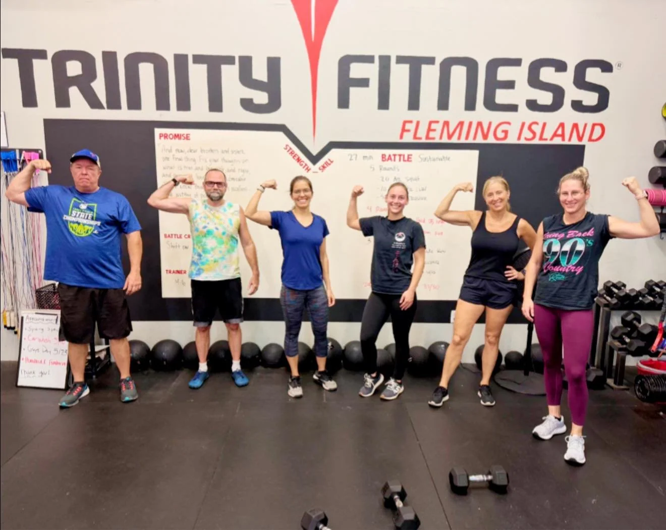 Saturday&rsquo;s warriors were reminded that instead of dwelling on negativity and short comings, to focus on all we have to be thankful for! They then pushed through 12 rounds of work! 

Philippians 4:8