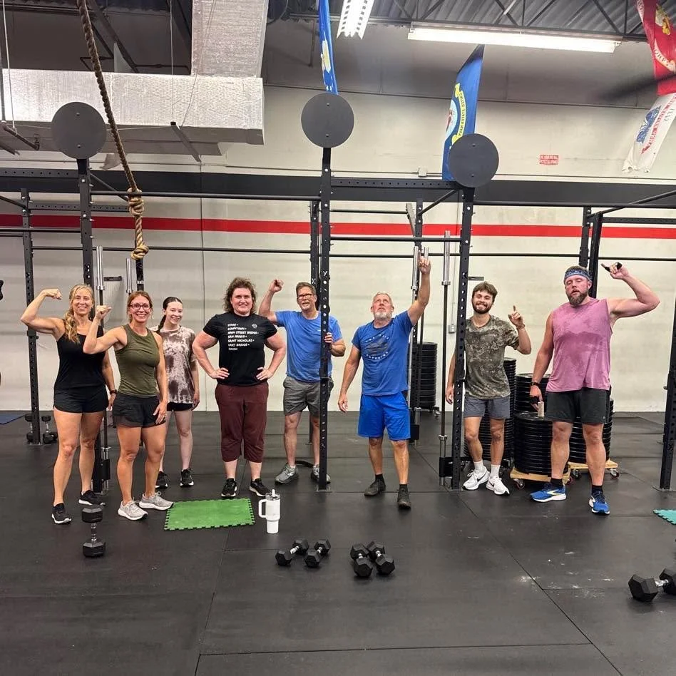 This mornings 5am warriors battled through banded Deadlifts, sumo squats, push Press, Trinity press, pillar planks, and sit-ups while being reminded to Focus on Gods Plans not our own.