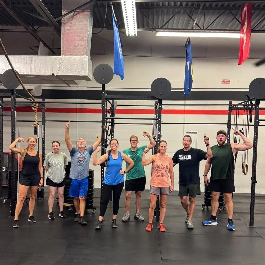 Friday 5am warriors were reminded that there is purpose in suffering while suffering through trinity presses, lay pull downs, and more!!