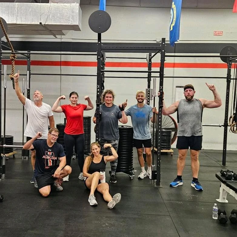 5:00am Warriors battled through DB lateral lunges, incline DB row, bent over revers fly, chest fly, Arnold press, lateral raise, push ups and running.