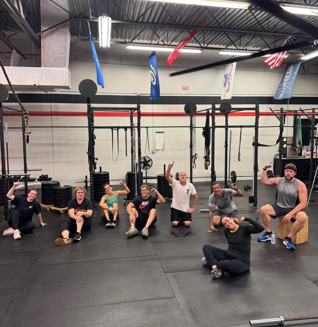 Friday 5am warriors battled through an upper body workout while being encouraged to love God with all their heart!!