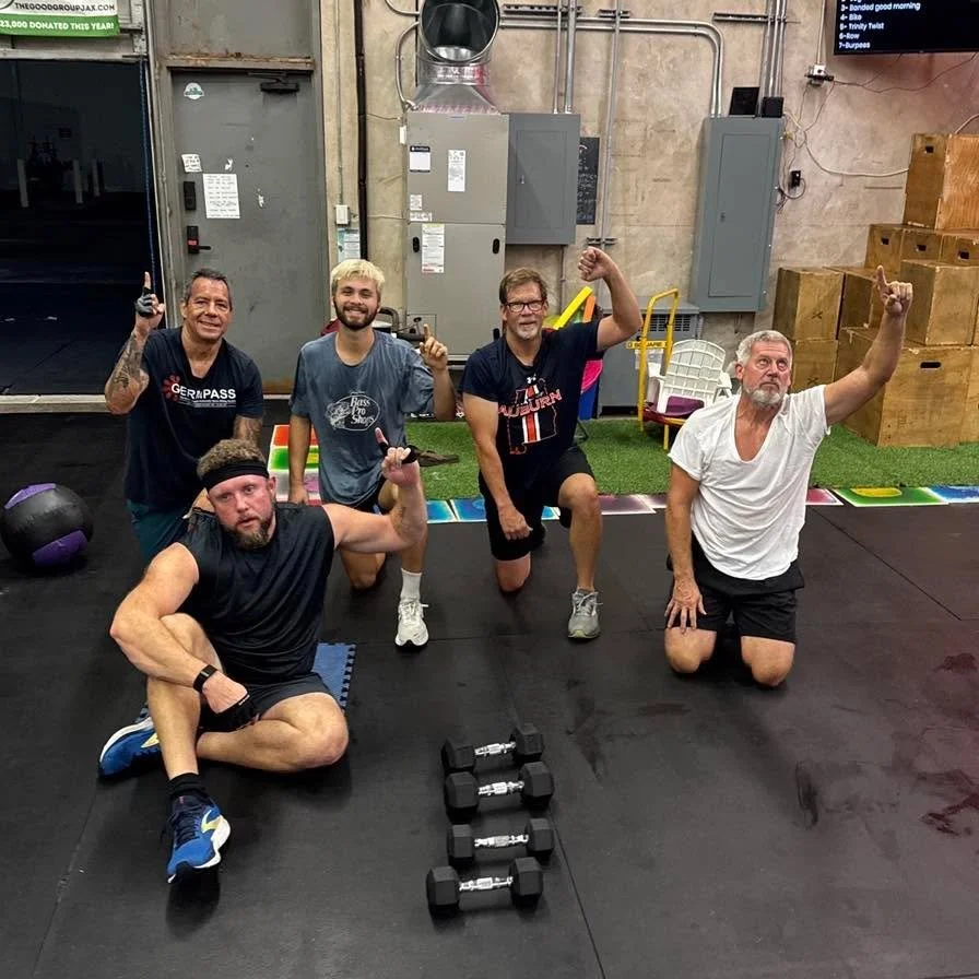 This mornings 5am warriors Battle through a seven movement Tabata while being challenged ￼ to consider who is putting the puzzle pieces of their life together.￼
