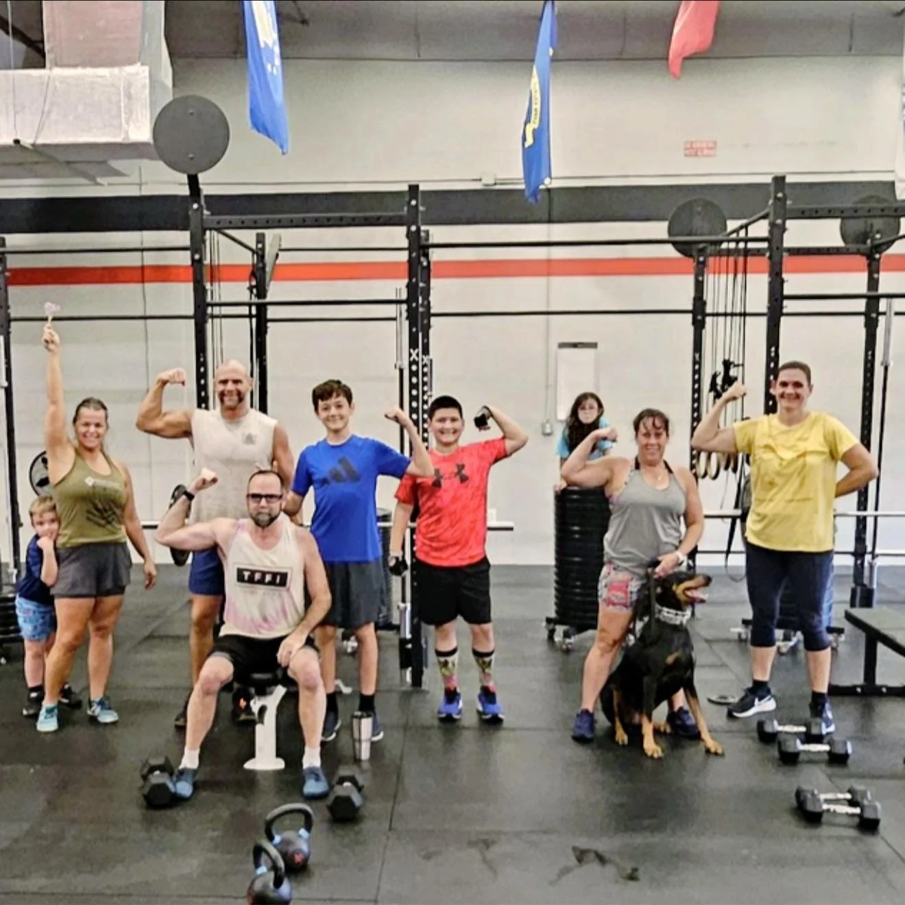 Monday 5:30pm Warriors worked through a 15 minute upper body strength and 15 minute 3 rounds for time of upper body movements. They were challenged with the question, is Jesus Lord of your life (all of your life).
