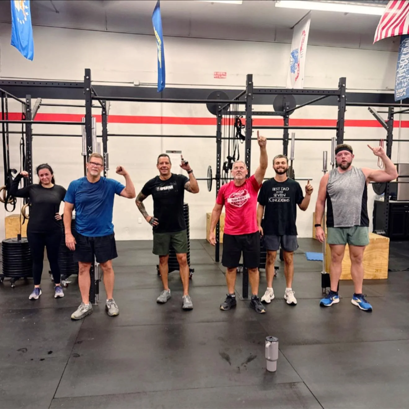Wednesday morning&rsquo;s 5am warriors (Adrianna &amp; Kelly not pictured) were reminded to embrace Gods favor in their lives while working through core work and a 16 min AMRAP.