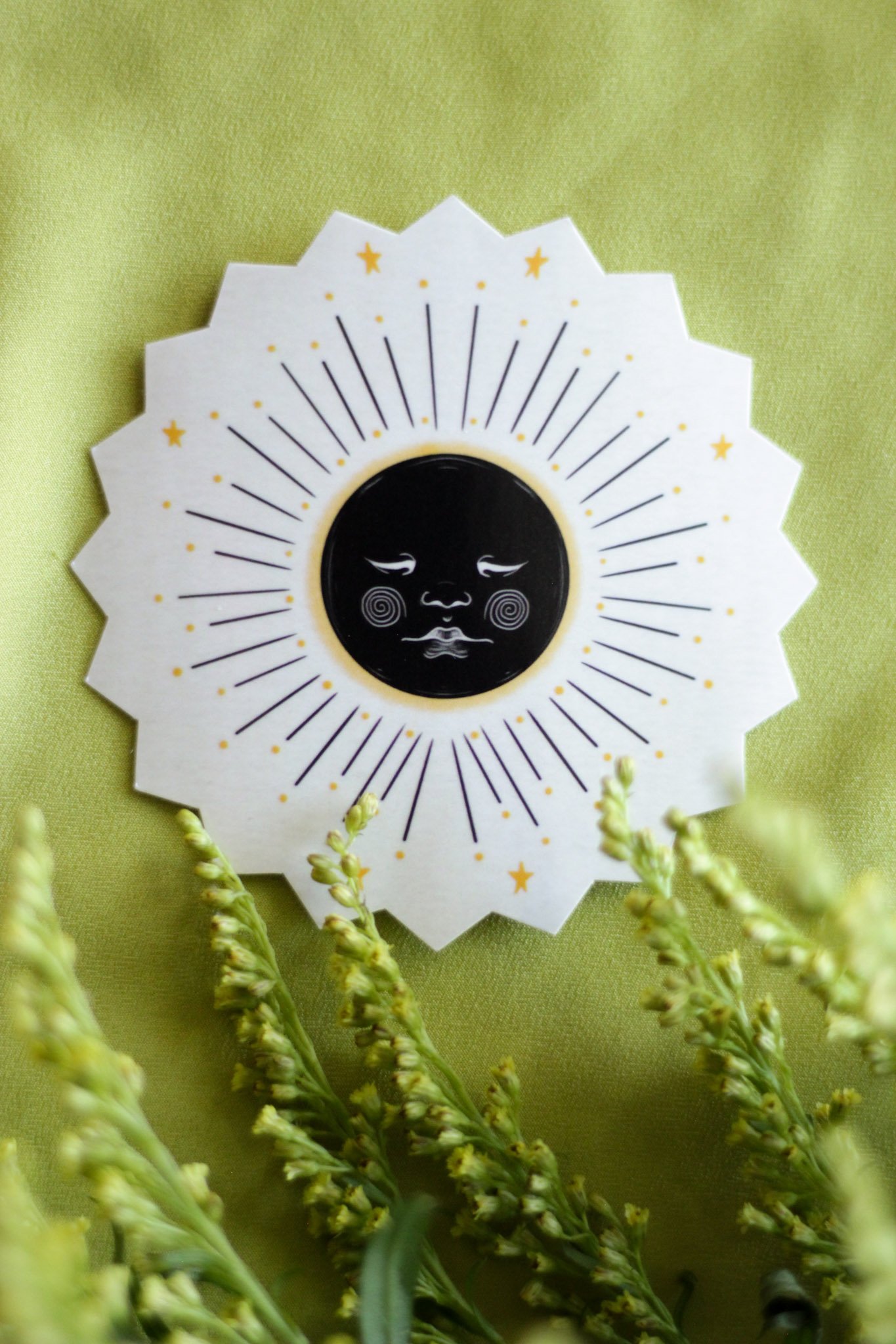 Solar Eclipse Die Cut Vinyl Sticker