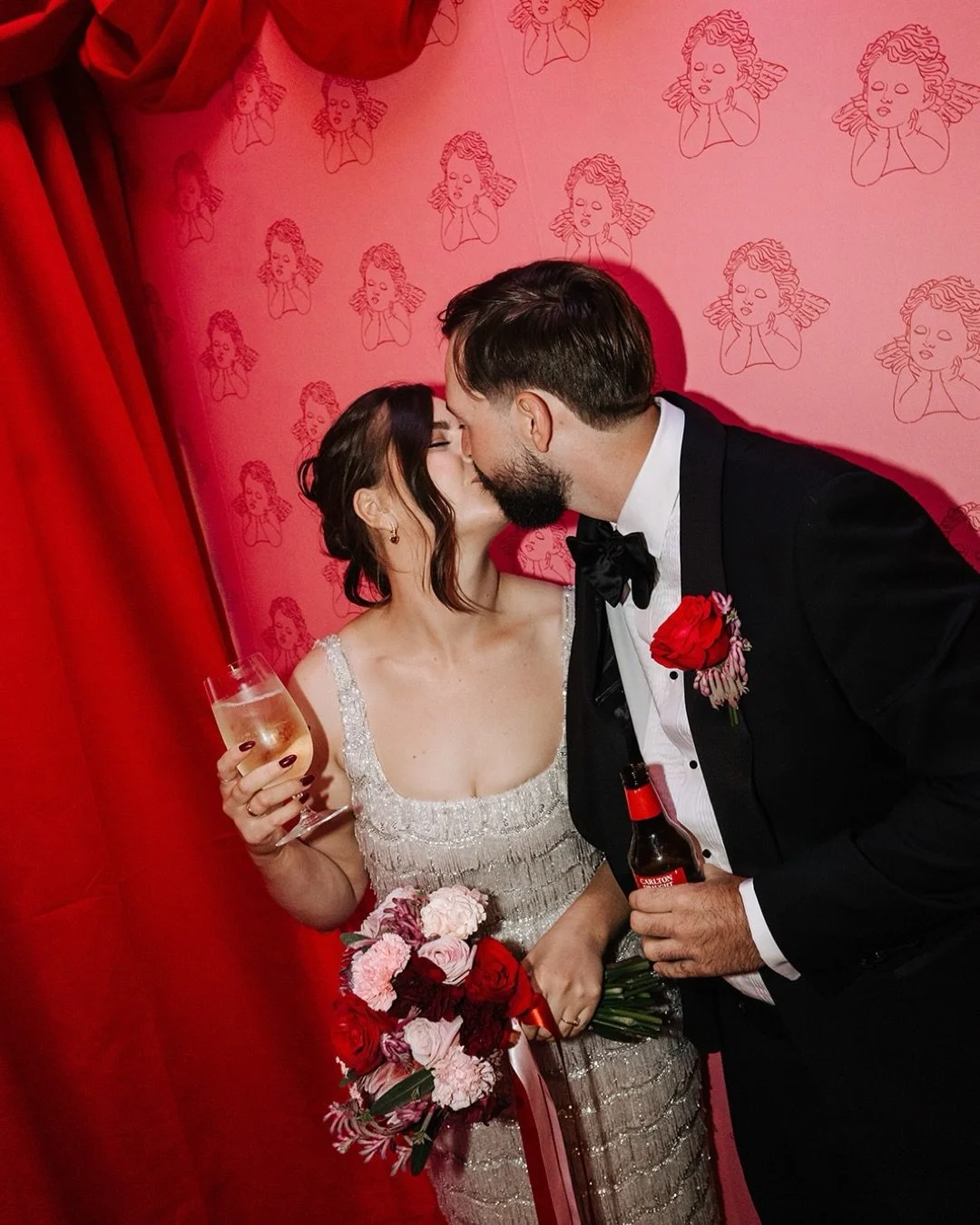 SO. MUCH. JOY💕✨ this is Maddie &amp; Ben!

Venue @thealtarelectric 
Photography @finderseekerphotography 
Dress @rachelgilbertau @rachelgilbertbridal 
Cake @misstrixiedrinkstea 
Florals @oliveandthistle_ 
Reception @bodriggybrewingco 
MUA @meccabeau