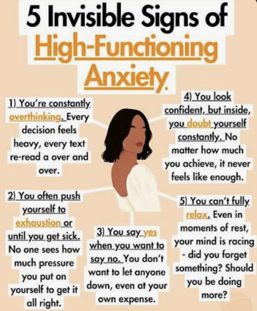 The Anxiety Nobody Sees: High-Functioning and Falling Apart Internally.
