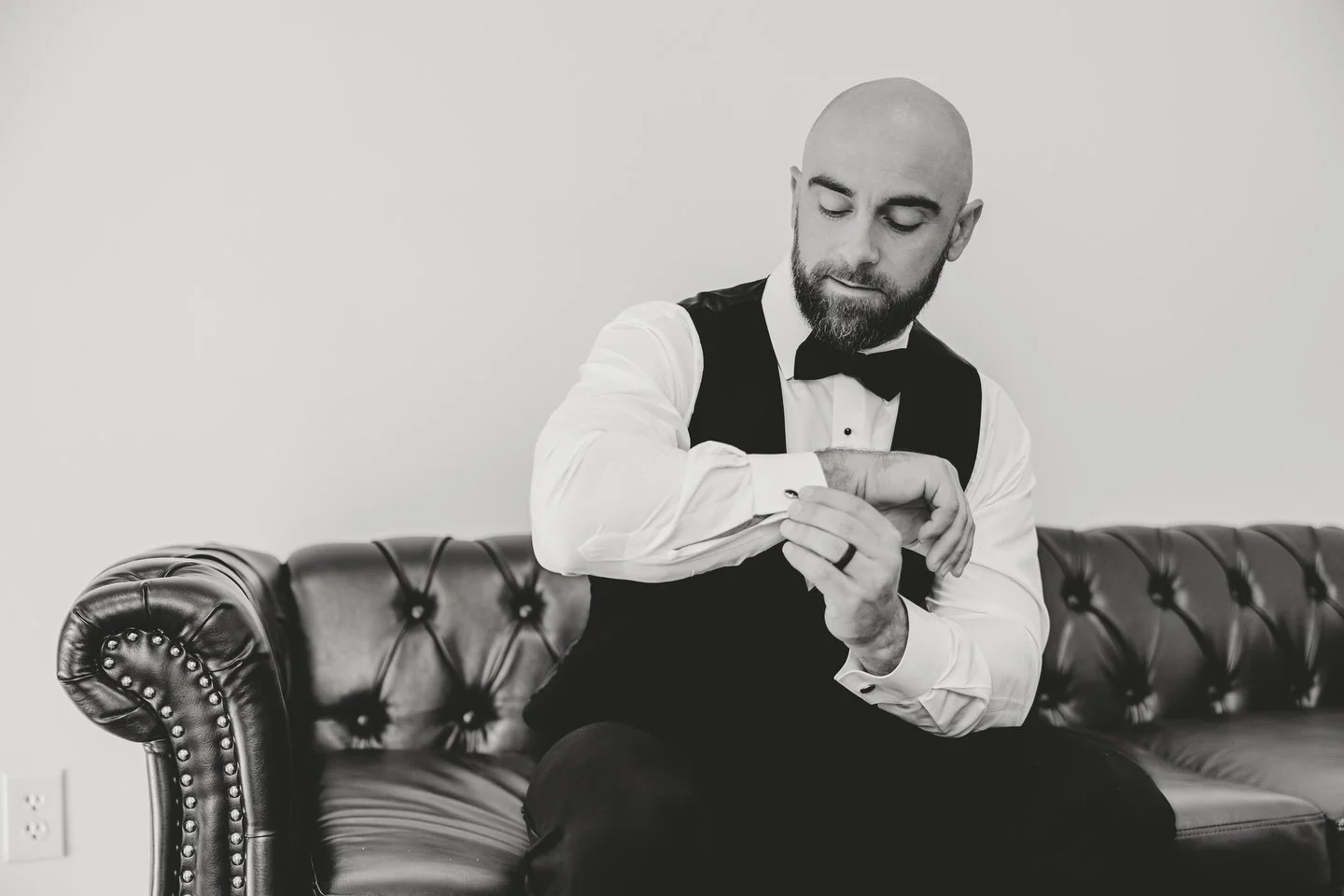 The calm before &ldquo;I do.&rdquo; 🖤