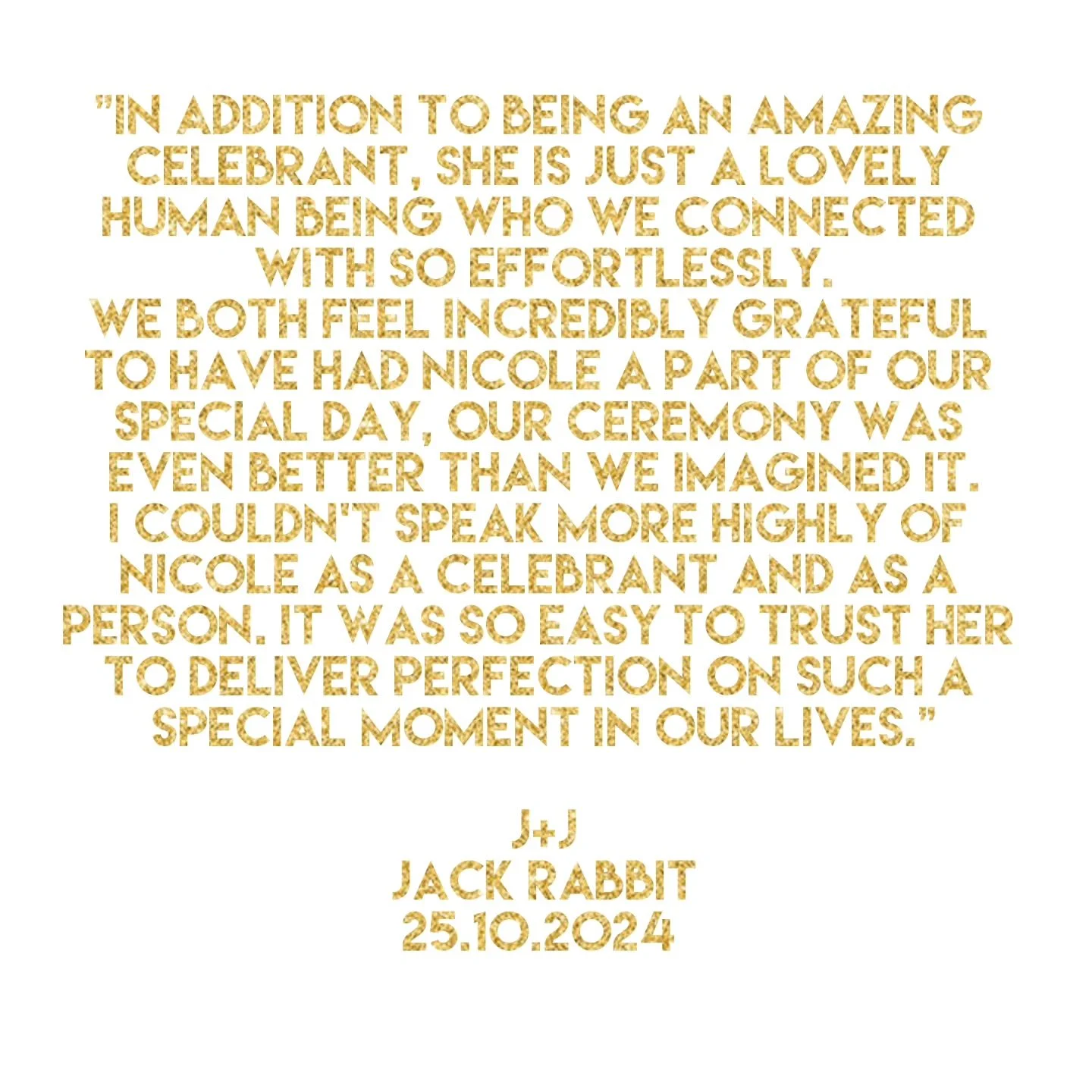 I know I've said it a hundred times before but there is the perfect celebrant out there for every couple, and I was very privileged to get to be J+J's 🤍
#celebrant #civilcelebrant #weddingcelebrant #marriagecelebrant #bride #groom #wedding #marriag