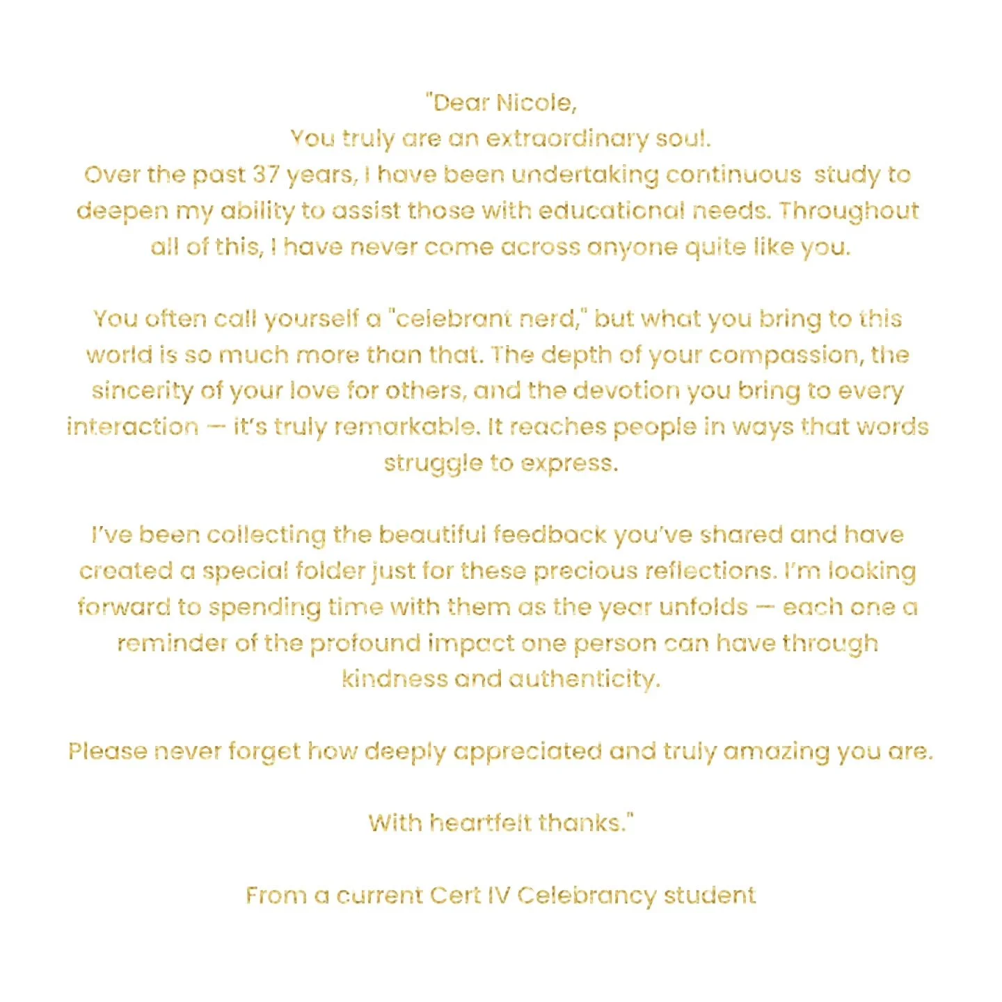 This one will stay with me forever. 
Thank you. Thank you. Thank you. 
#trainerandassessor #certivcelebrancy
#celebrant #civilcelebrant #weddingcelebrant #marriagecelebrant #bride #groom #wedding #marriage #vows #geelongcelebrant #bannockburn #banno