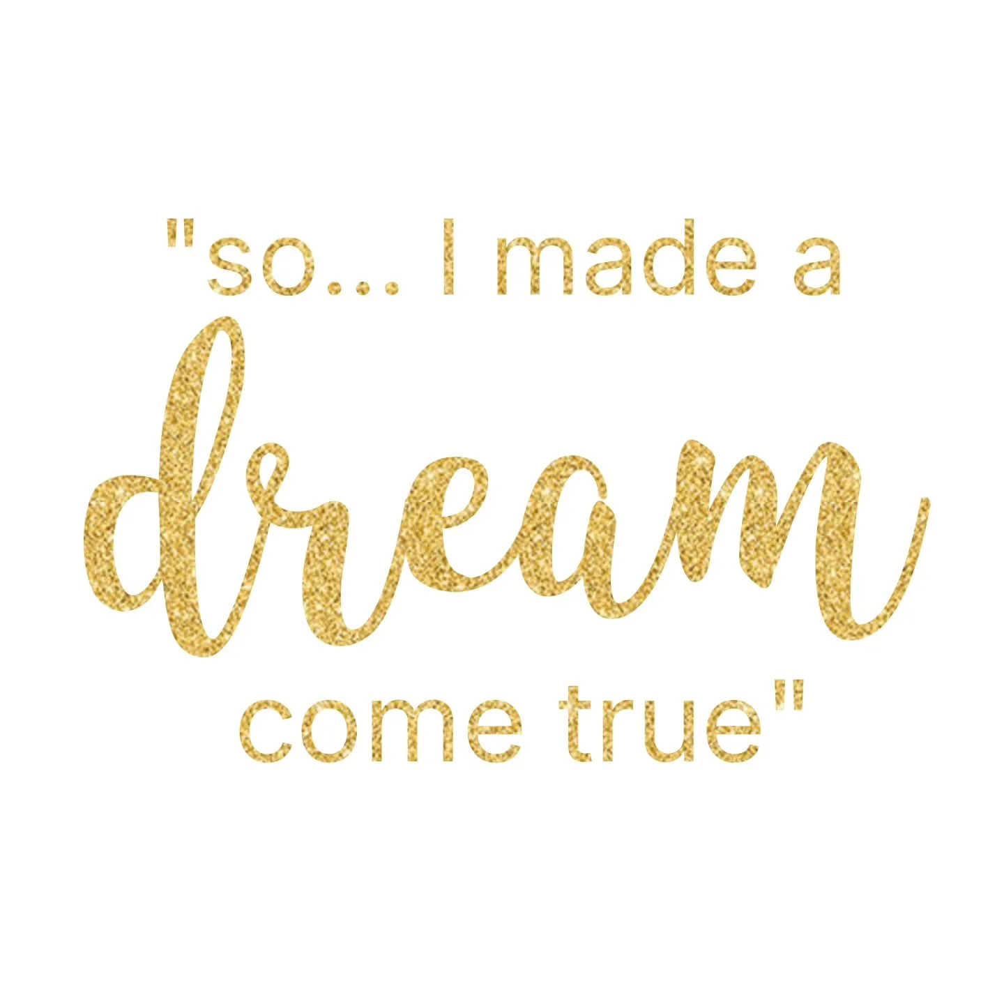 About 10 years ago, I remember sitting in the car park of Readings Cinemas after watching a movie with a friend saying to her, &quot;I'm never going to dream ever again&quot; after having some personal challenges and hurdles in life to over come with