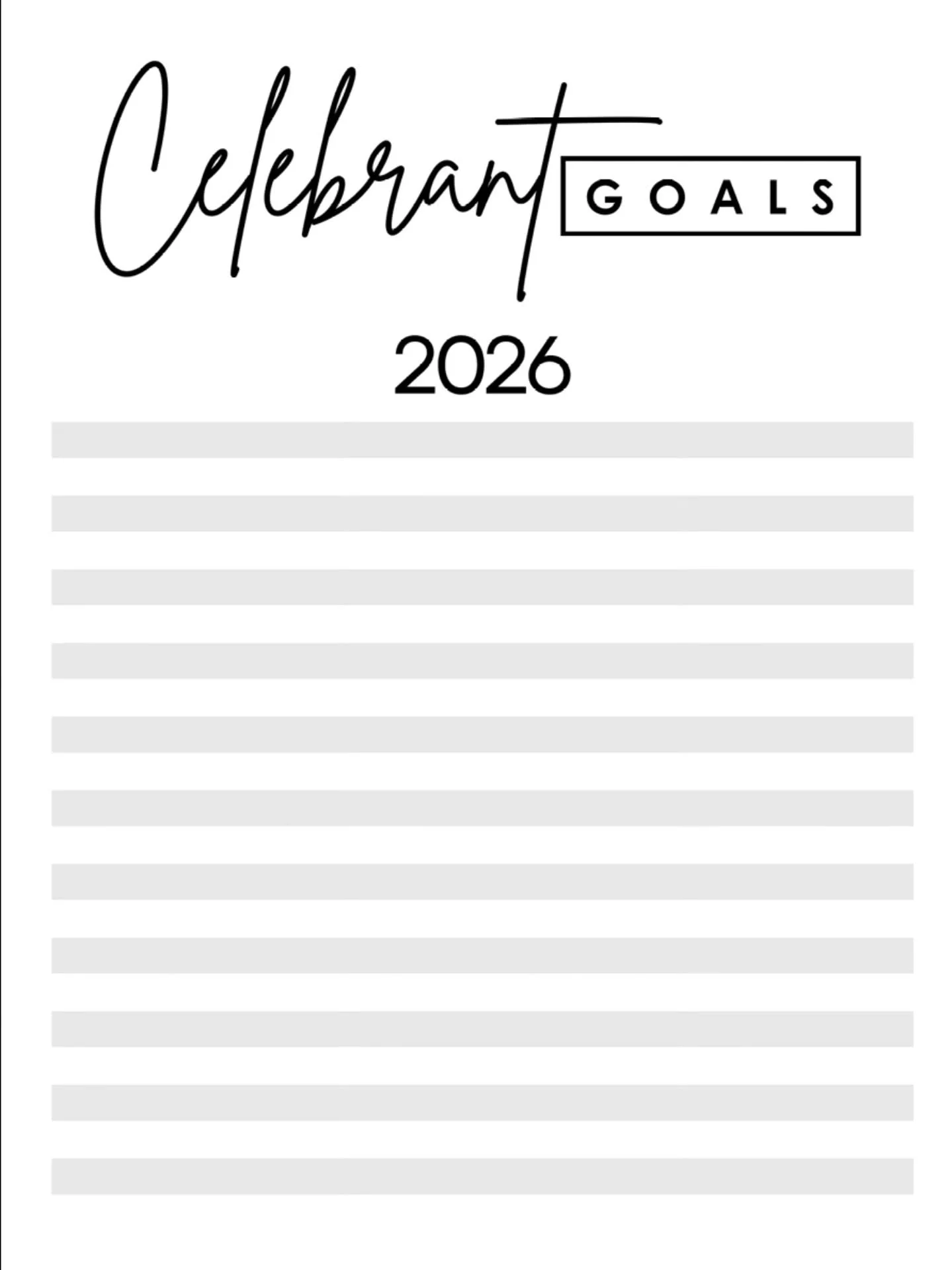 Big dreams don&rsquo;t just happen&hellip; they&rsquo;re willed into existence with hard work, determination, passion and focus. Trust me. I know. 

Welcome to your Celebrant Goals 2026 era.

This is your space to dream bigger than ever before.
✨ The