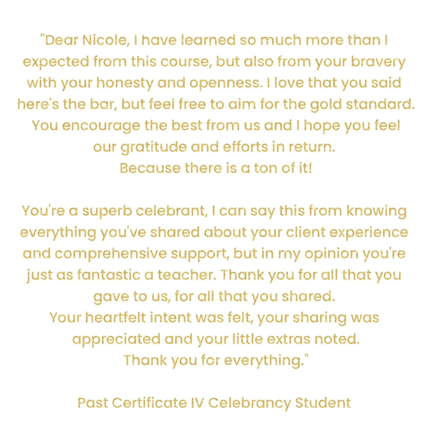 I can honestly say without a shadow of doubt that I gave my 1000% all to my students and left nothing in the tank or on the table!!!! In all my years of teaching I've never held back, never kept any secrets up my sleeve, never gave anything but my be