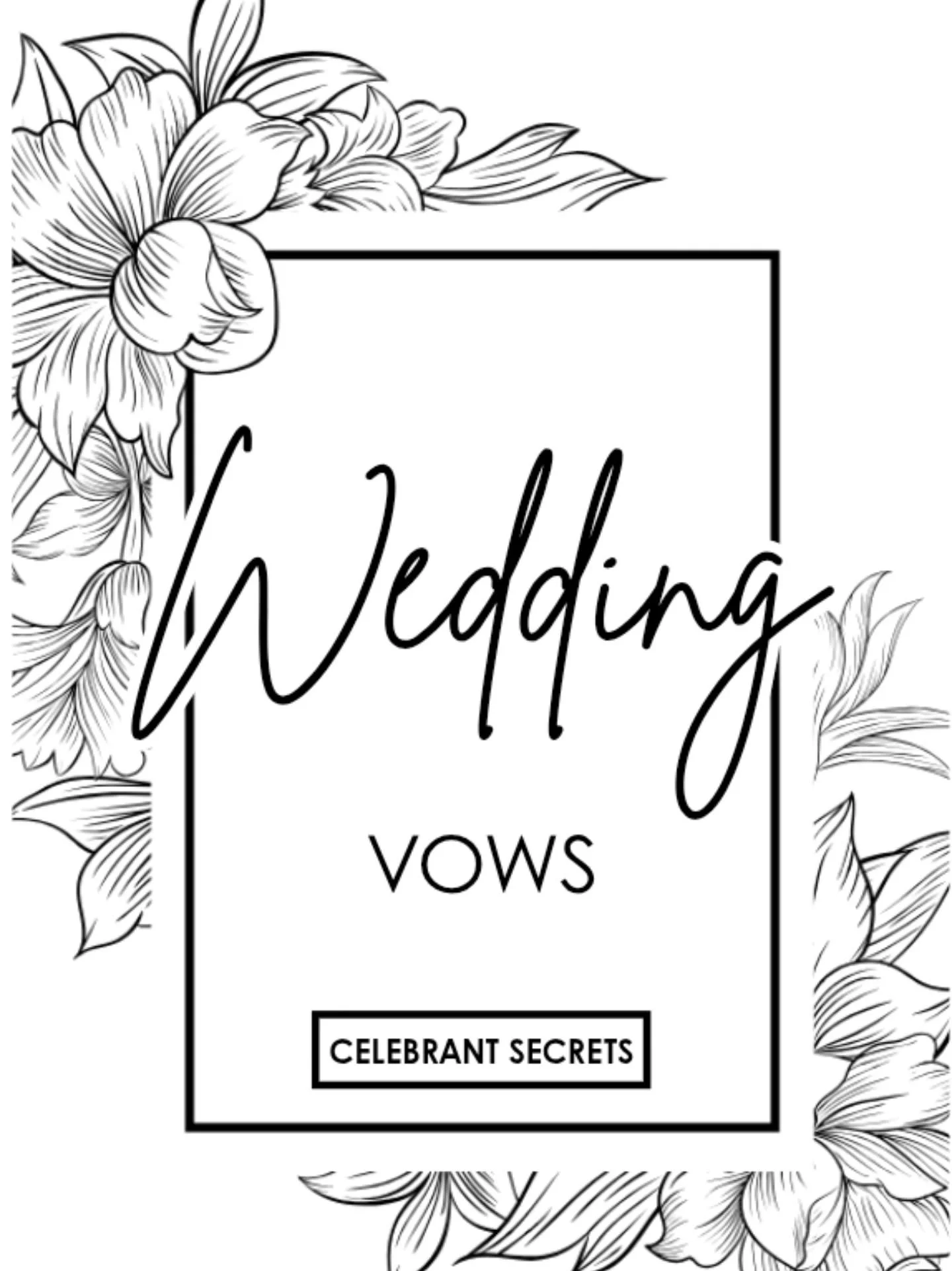 Yesterday was another pinch me moment as I launched my 3rd Book&hellip;. Wedding Vows by Celebrant Secrets 🤍

This little book holds something truly special &mdash; 100 wedding vows written as carefully curated, heartfelt, and meaningful one-liners 