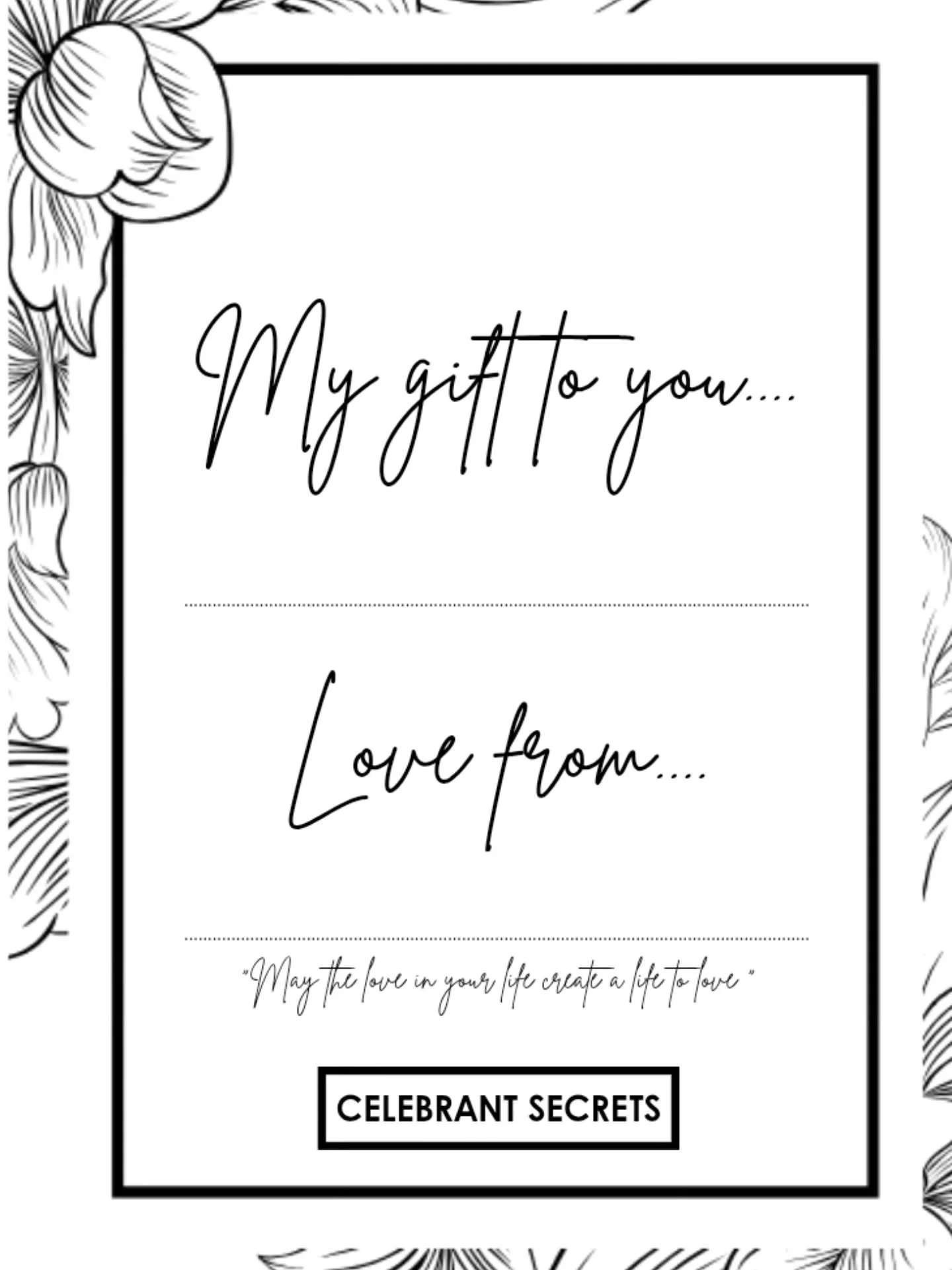 There is something incredibly special about a gift that isn&rsquo;t just given&hellip; but truly felt, meaningful and given with intention 🤍

This page in my Wedding Vows book was created with love and care &mdash; because sometimes the most meaning
