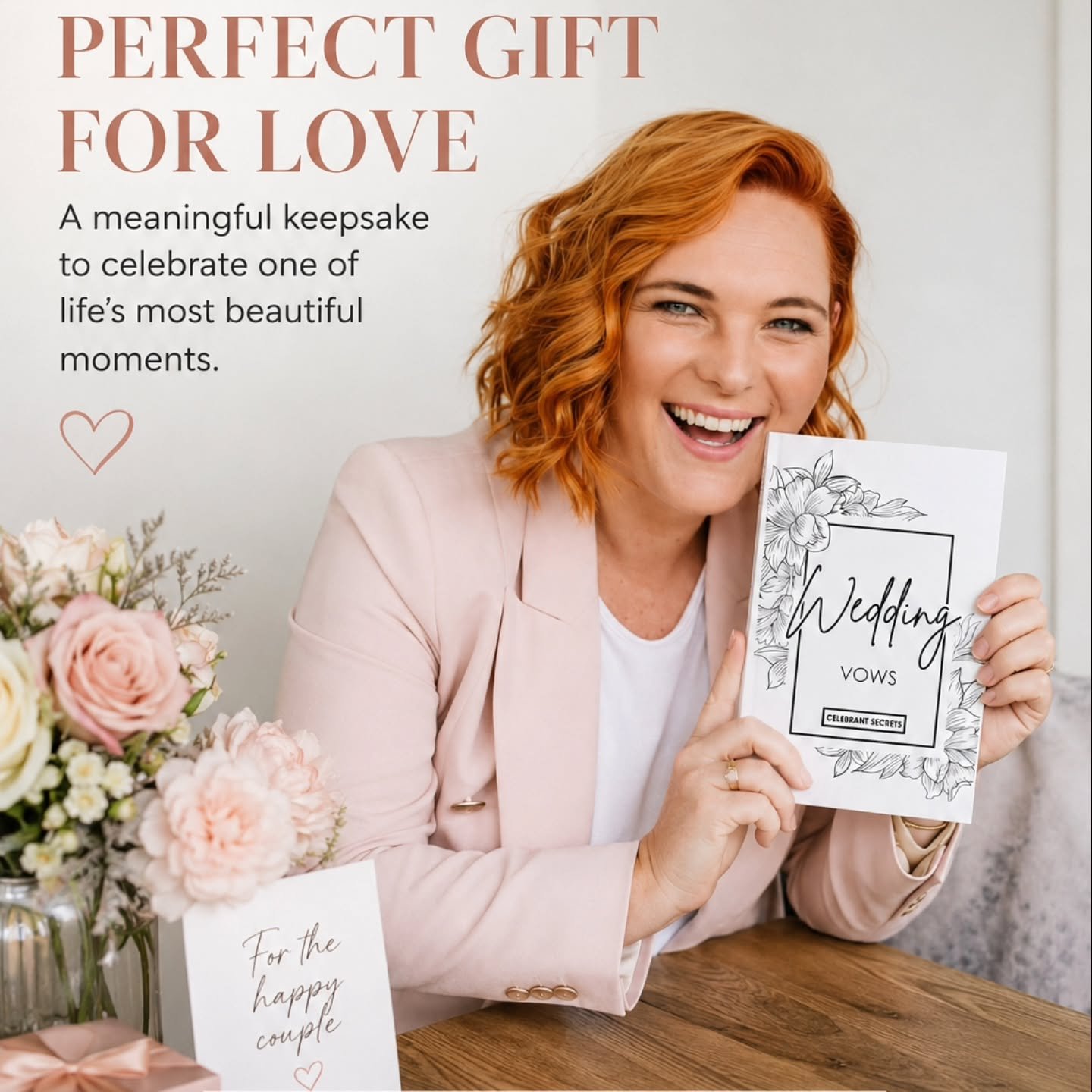 There is something so incredibly special about giving a gift that lasts far beyond the wedding day itself&hellip; 🤍

Not just another toaster. Not another set of wine glasses. But words. Promises. Memories. Emotion.

My Wedding Vows by Celebrant Sec