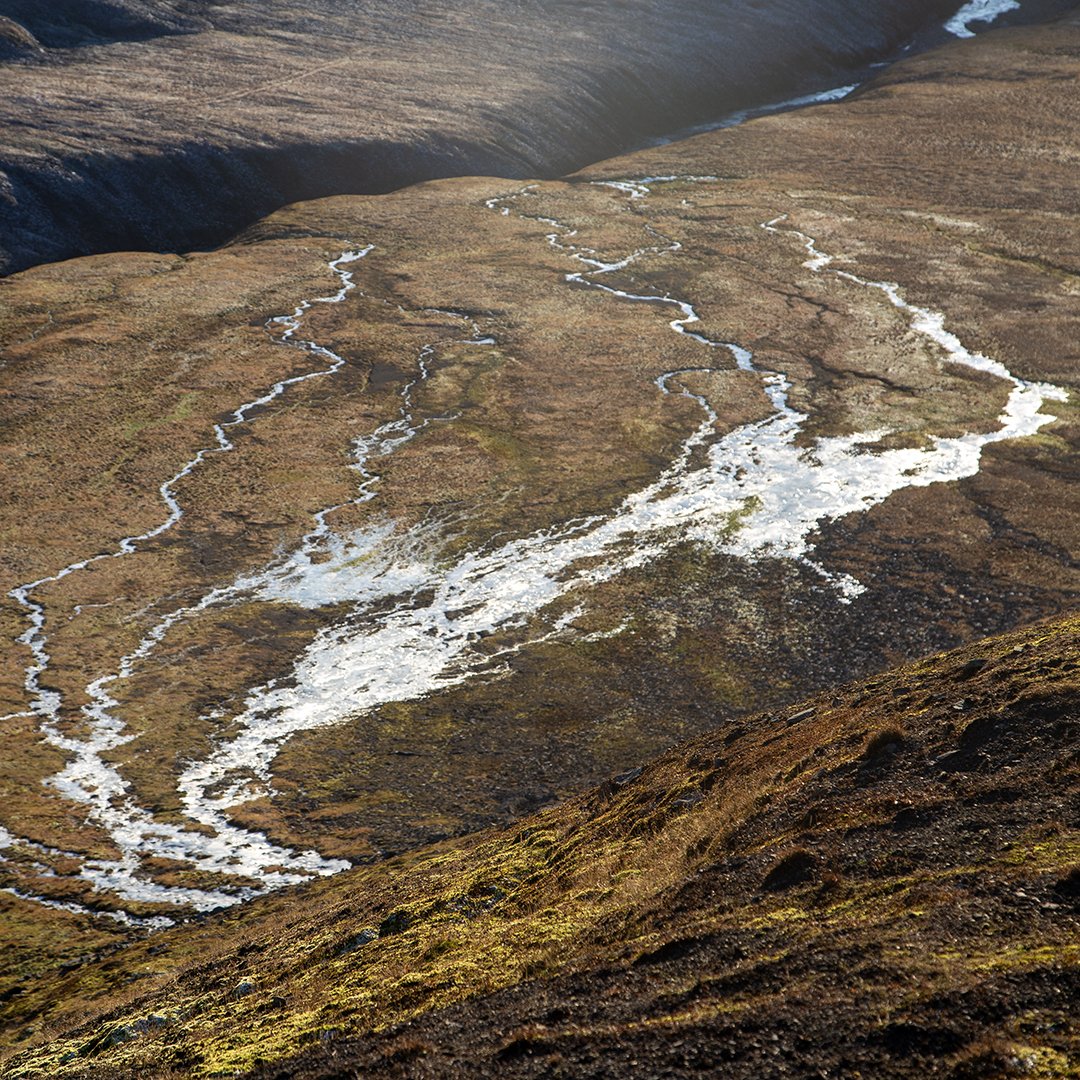 Frozen tundra in the arctic wilderness