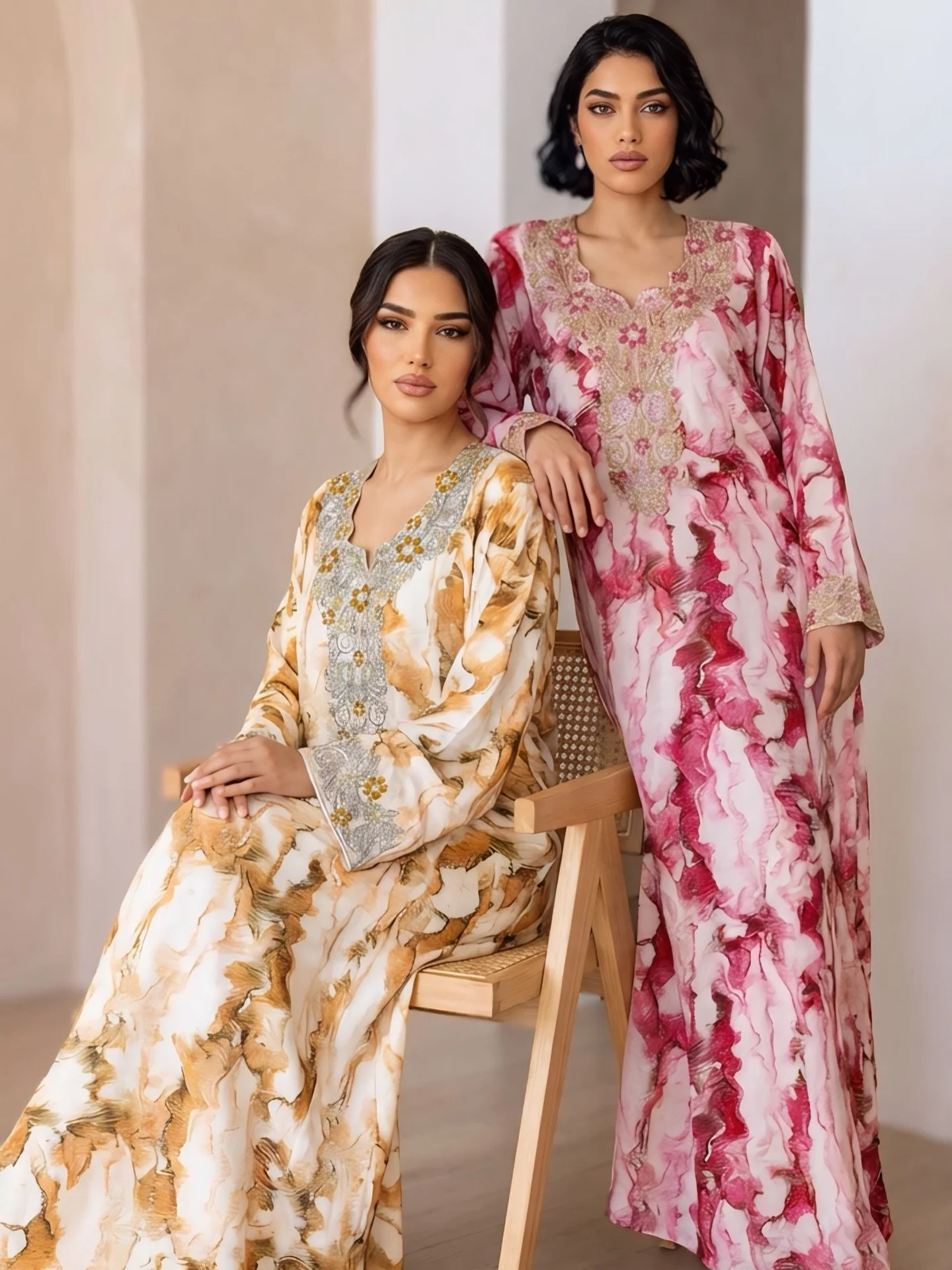 POV: Entering your Mukhawar era. ☁️✨

high-shine silk known for its vibrant prints and smooth drape

📩 DM for orders