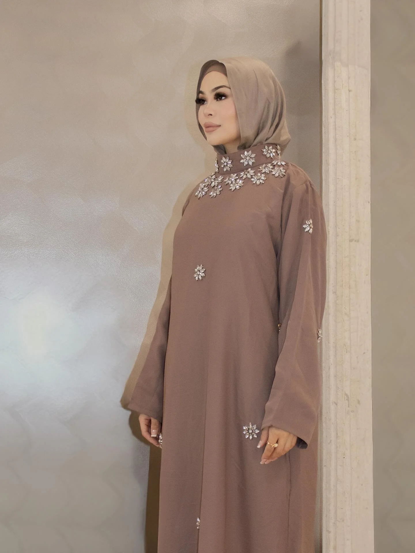 ✨ The Alia Kaftan ✨
The perfect chiffon kaftan with a crystal-detailed neckline &mdash; elegant, flowy, and timeless. Make it yours today.

Shop now at siaahouse.com