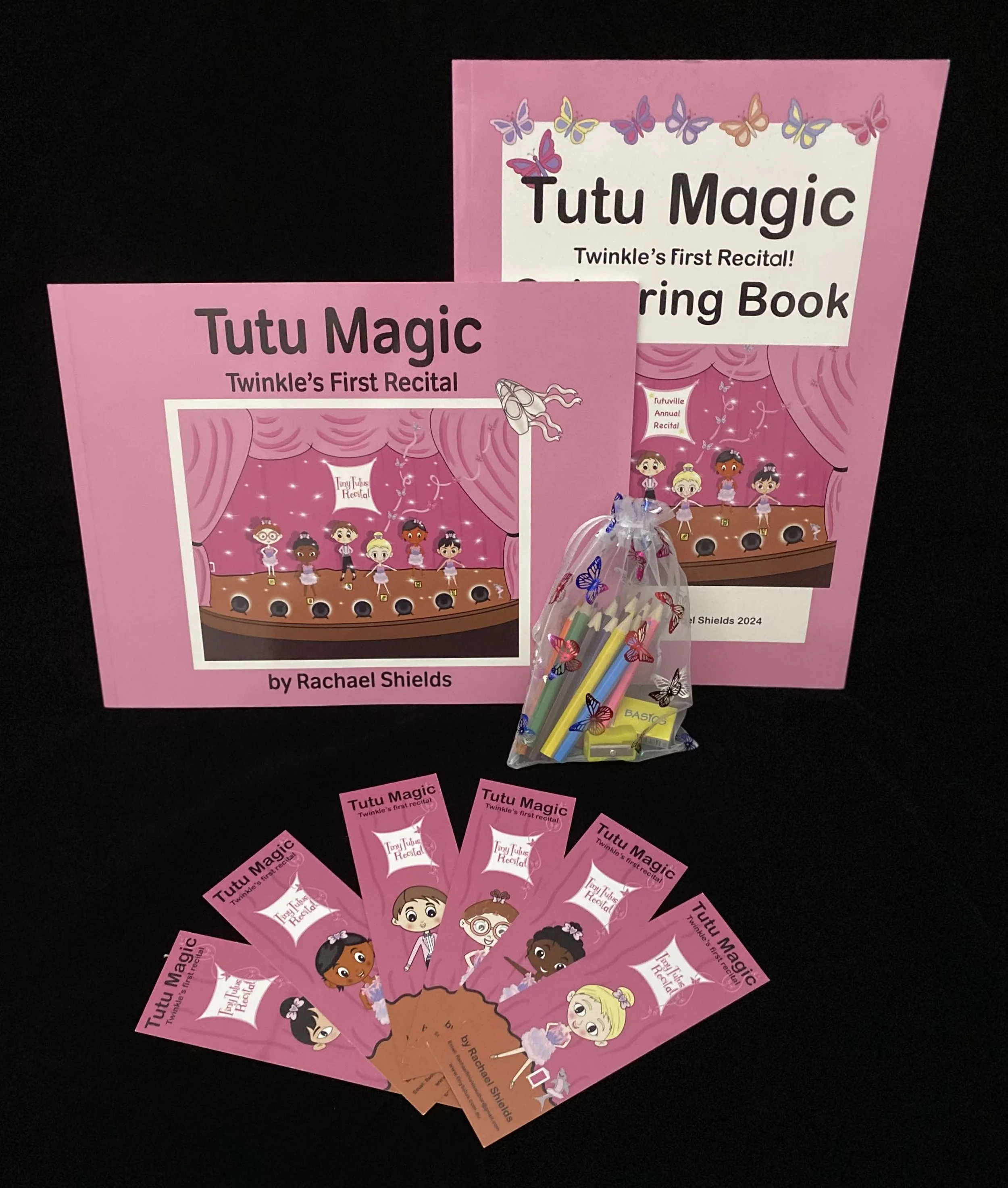 Tutu Magic, Recital nerves, butterflies, ballet, colouring-book, the magic bundle