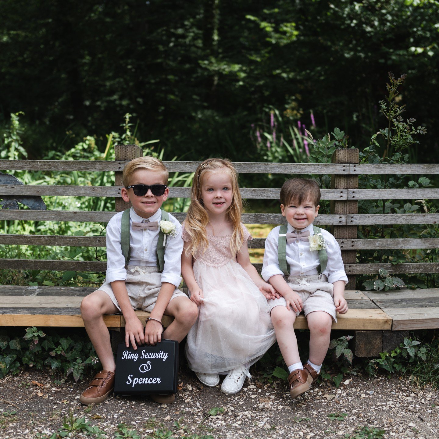 Shot of Spencer &amp; the ring security crew! Image taken at Danielle &amp; Katie's wedding at the Countryside Education Trust.

#countrysideeducationtrust
#bride #classicbride #love #blackandwhitephotographylovers #dorsetweddingphotographer #authent