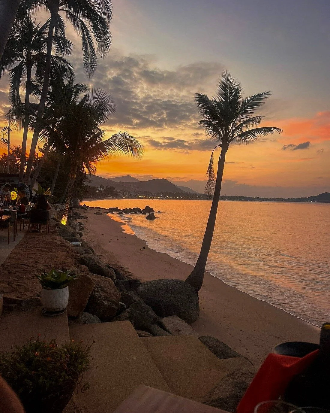 We will never get bored of these views 😍

If you'd like to join us for sunset we recommend booking an early reservation and requesting one of our beachside terrace tables. The views really are quite something. 

📞 To reserve DM us or call +66 99 28