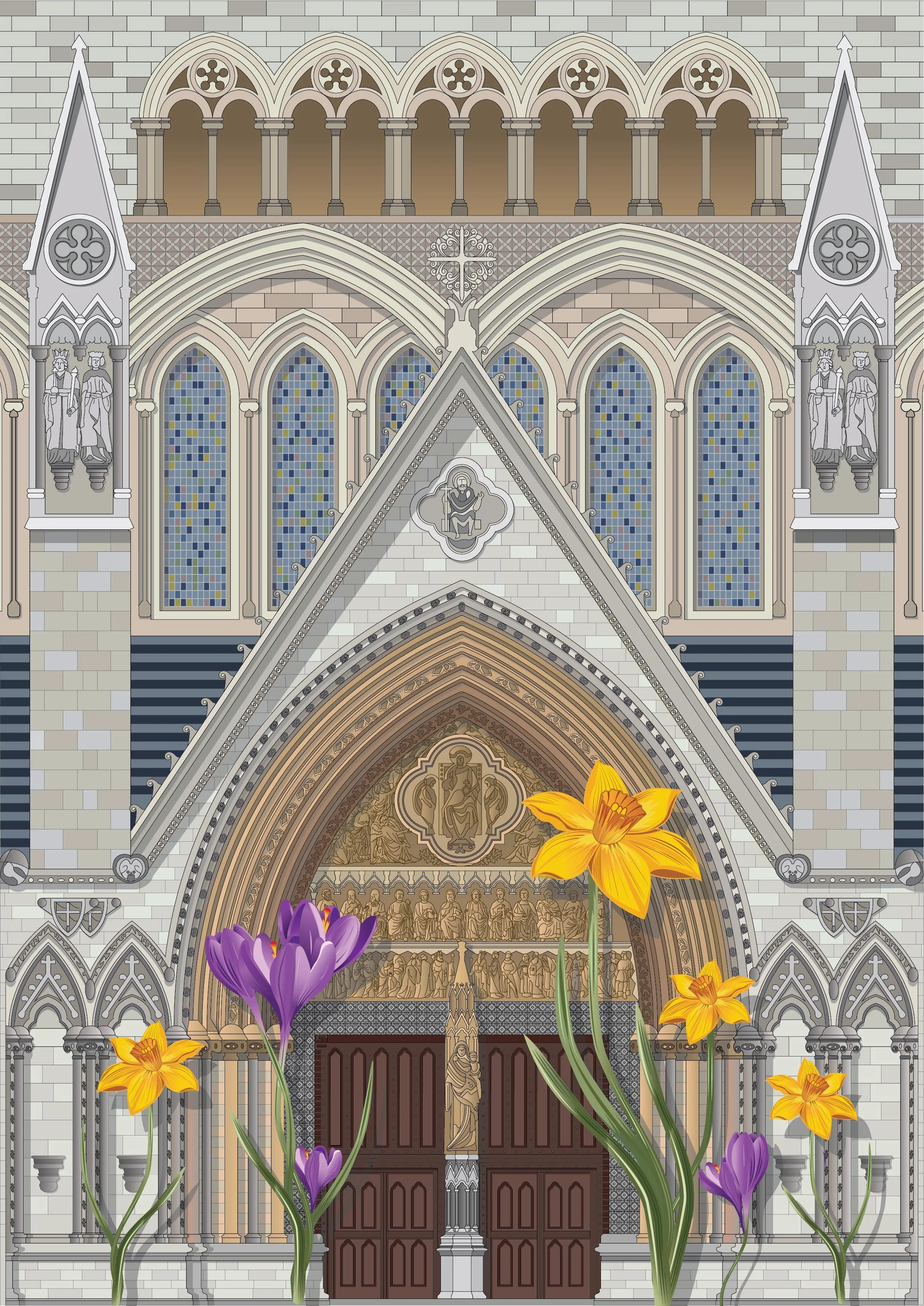 A3 Famous Doors of London - Westminster Abbey