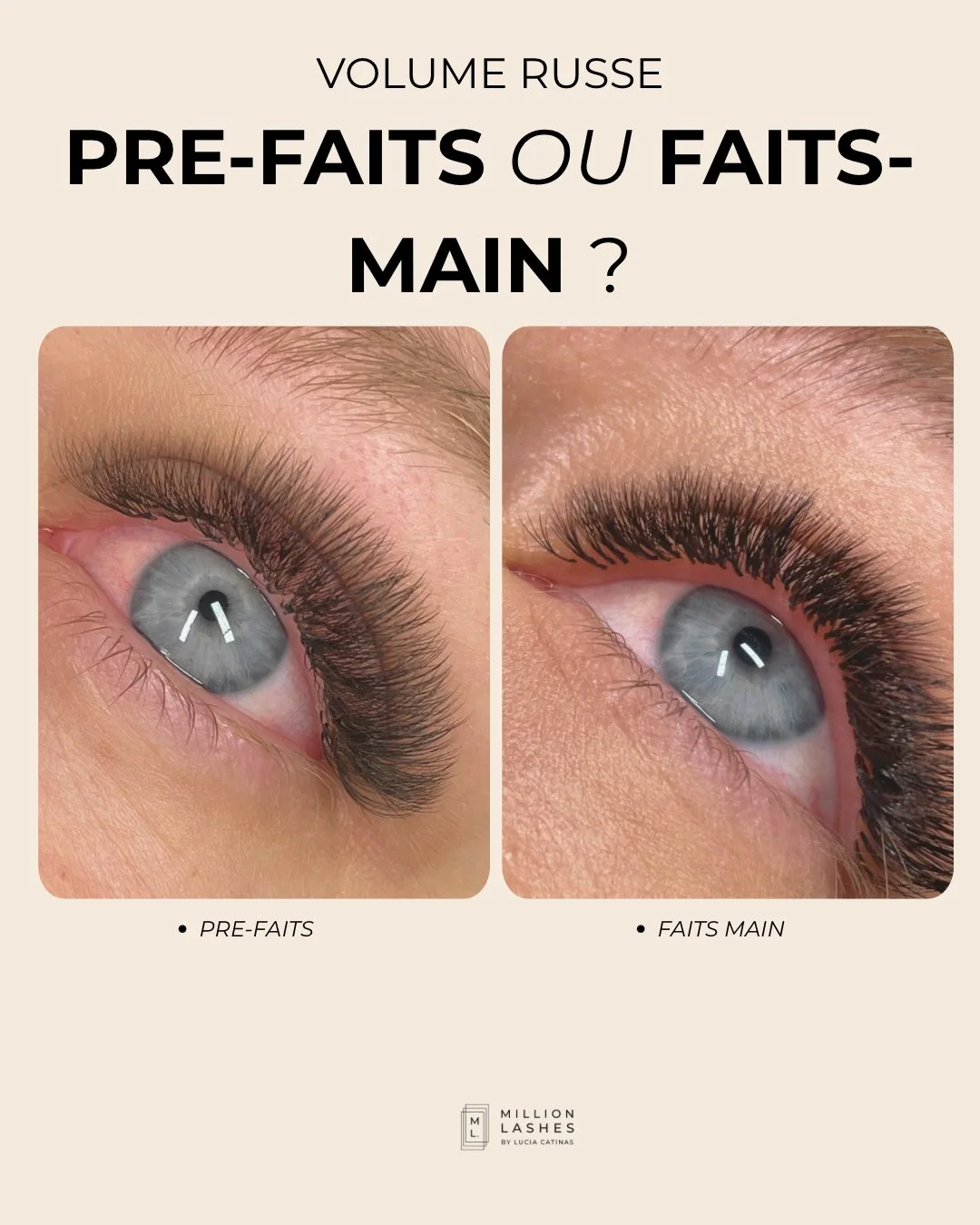 Pré-faits ou volume russe fait main : lequel choisir ?