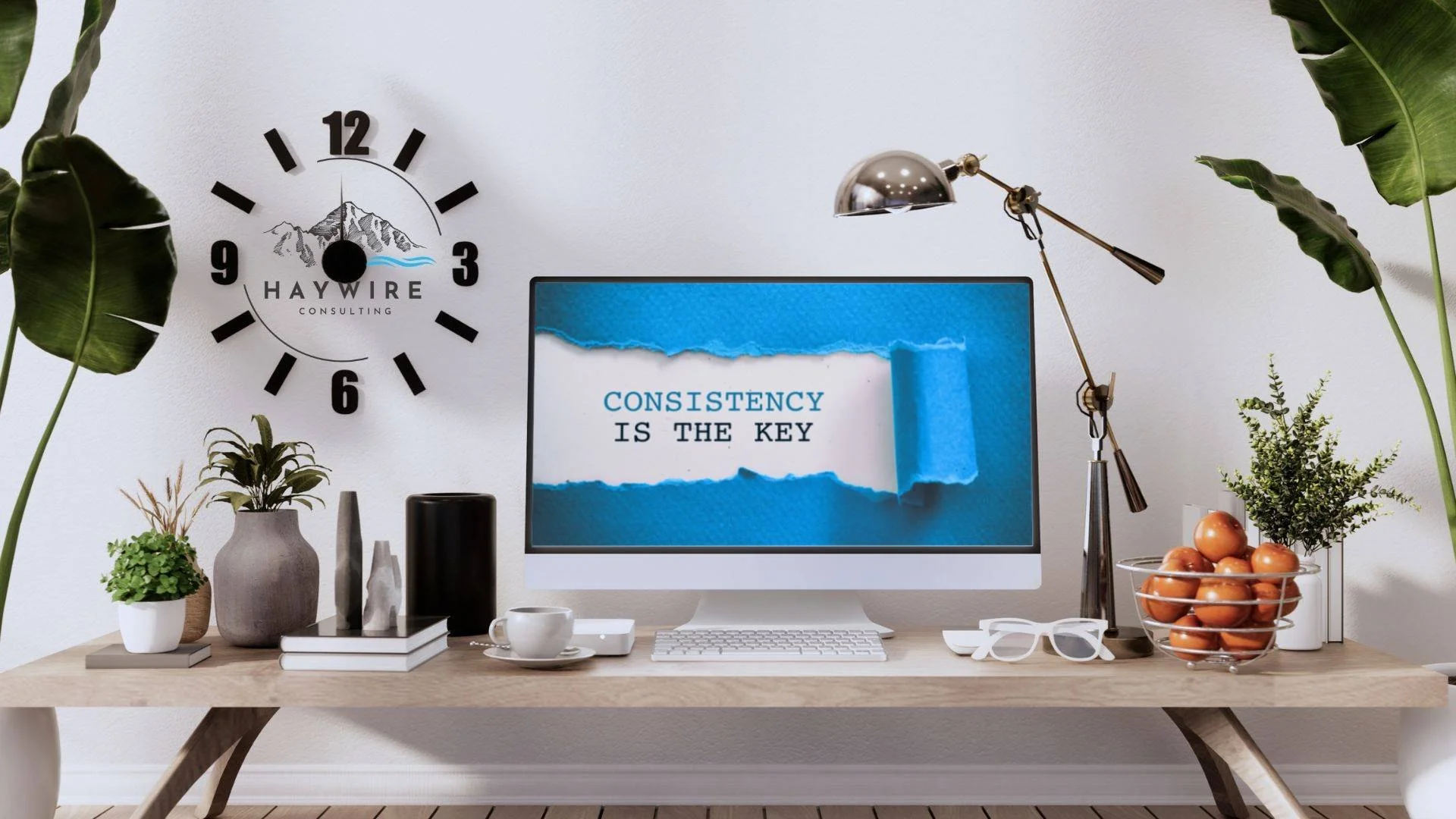 Consistency in your Branding is Key - Digital Marketing Set Up At the Office