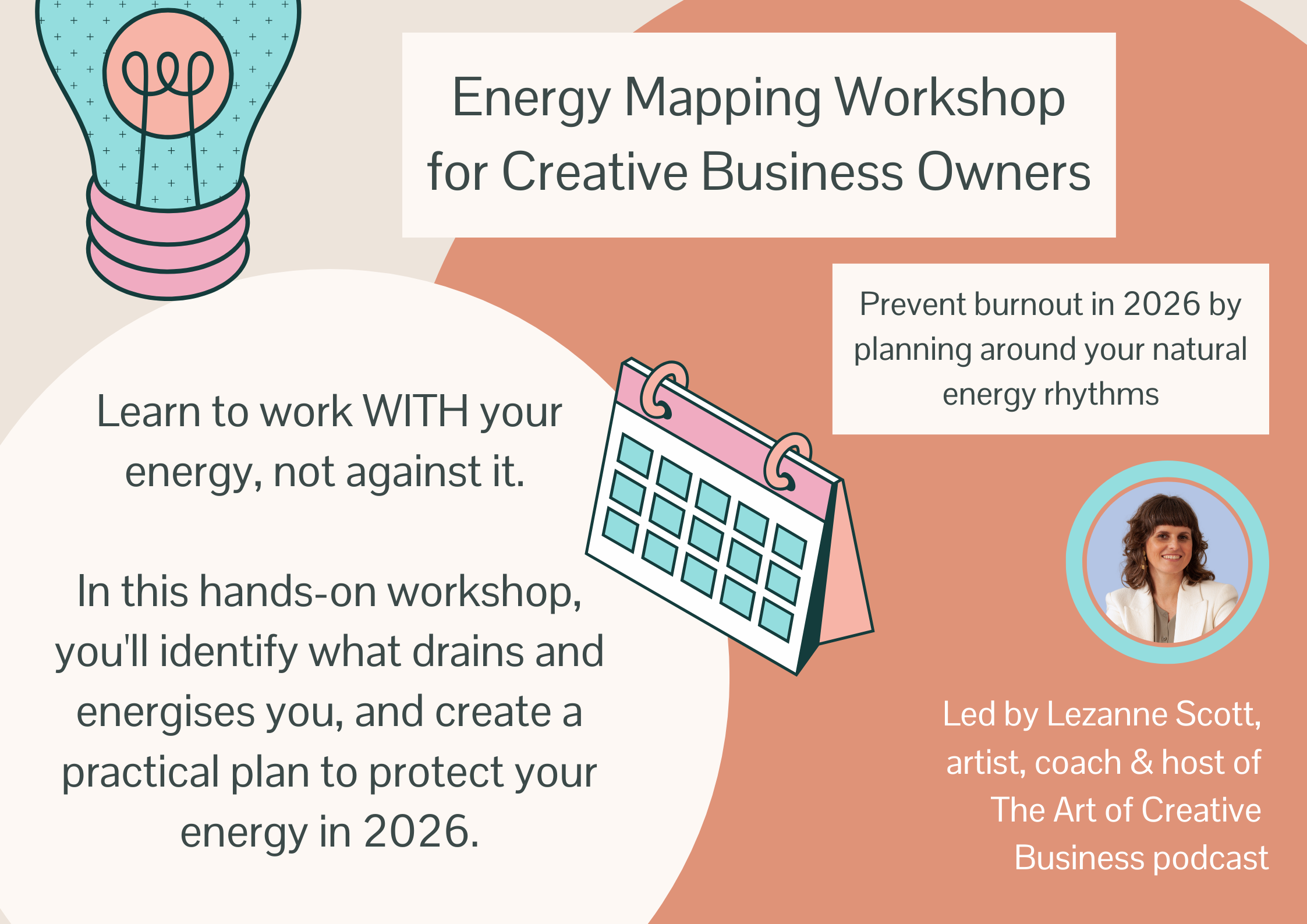 Energy mapping workshop for creative business owners