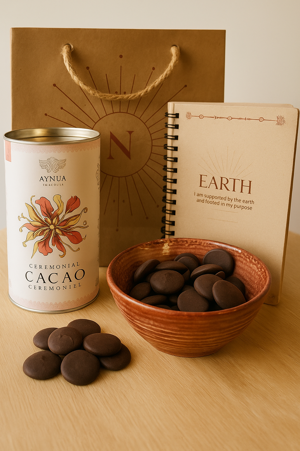 Ceremonial cacao package available in Australia for daily ritual