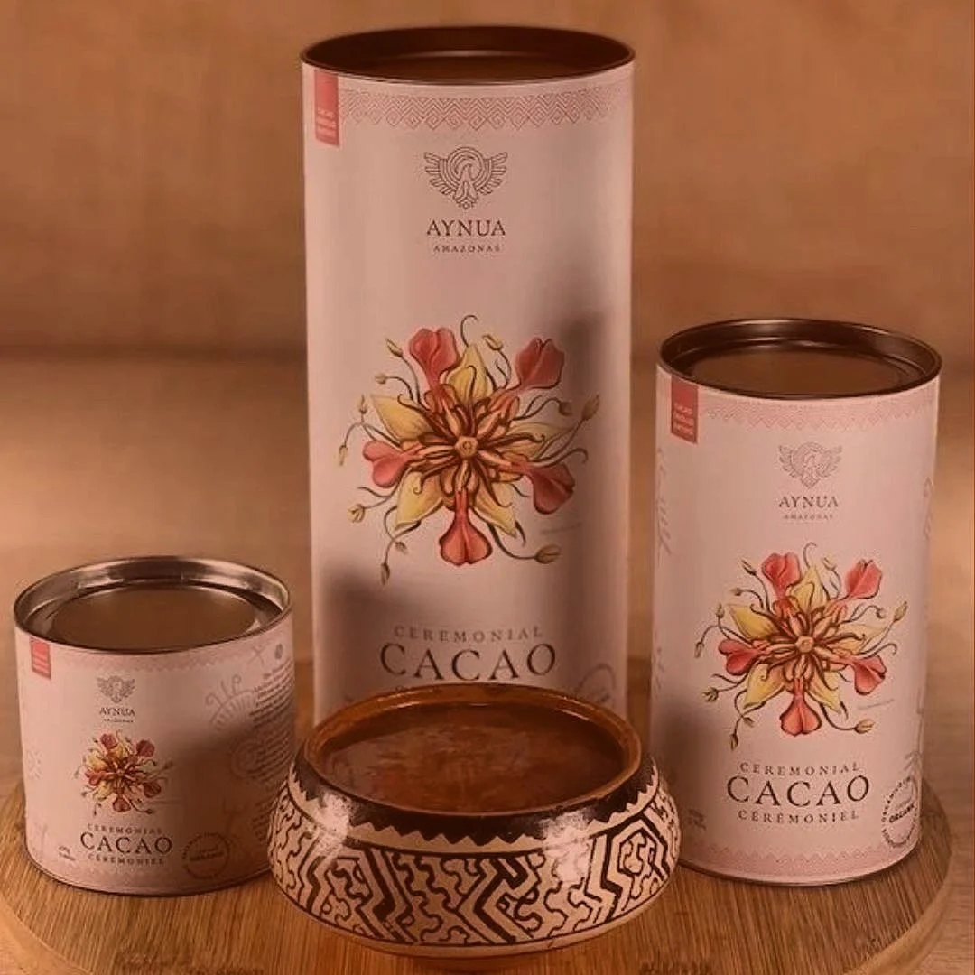 Ethically sourced ceremonial cacao discs for mindfulness and heart opening