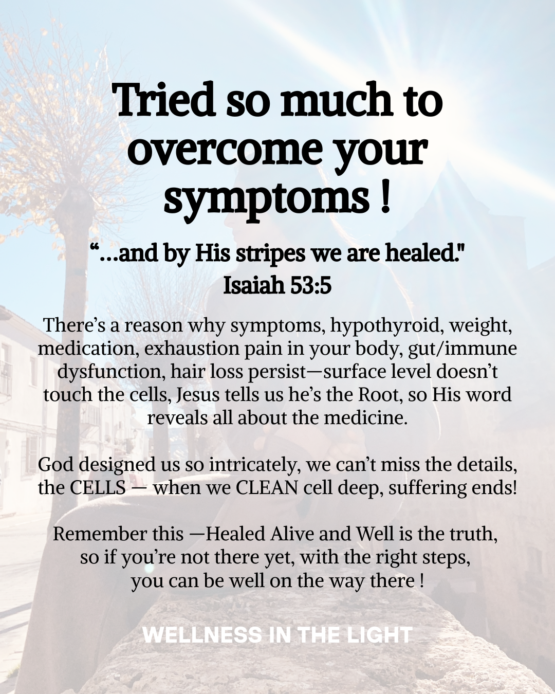 Tried so much to overcome your symptoms !