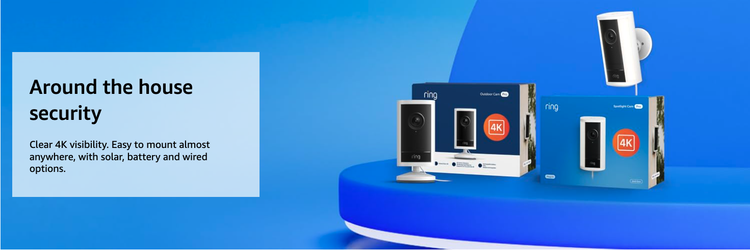 Amazon Ring doorbell deals page around the house.png