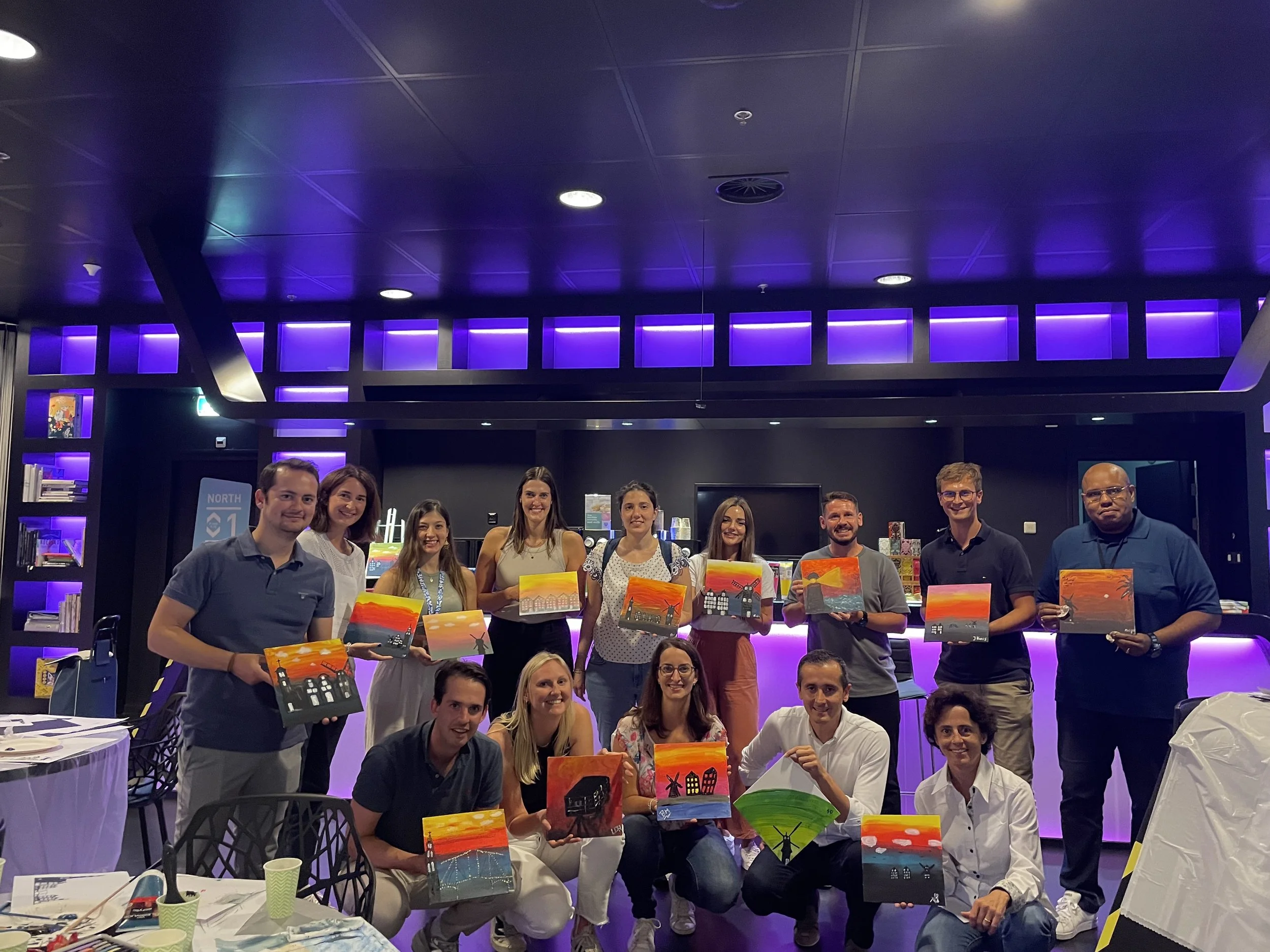 Art workshop for Unilever Ice cream