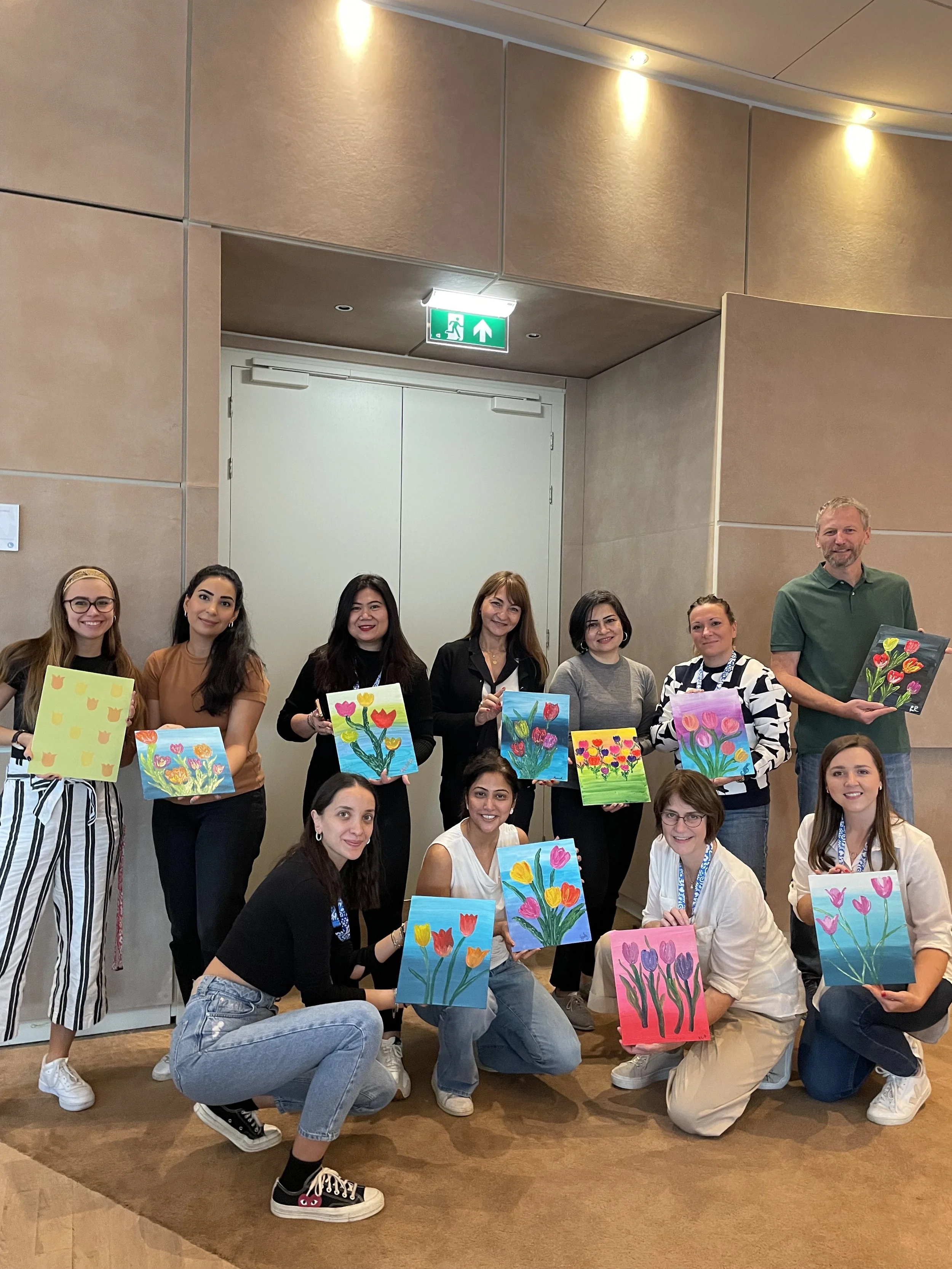 Art workshop for Unilever Beauty & Wellbeing