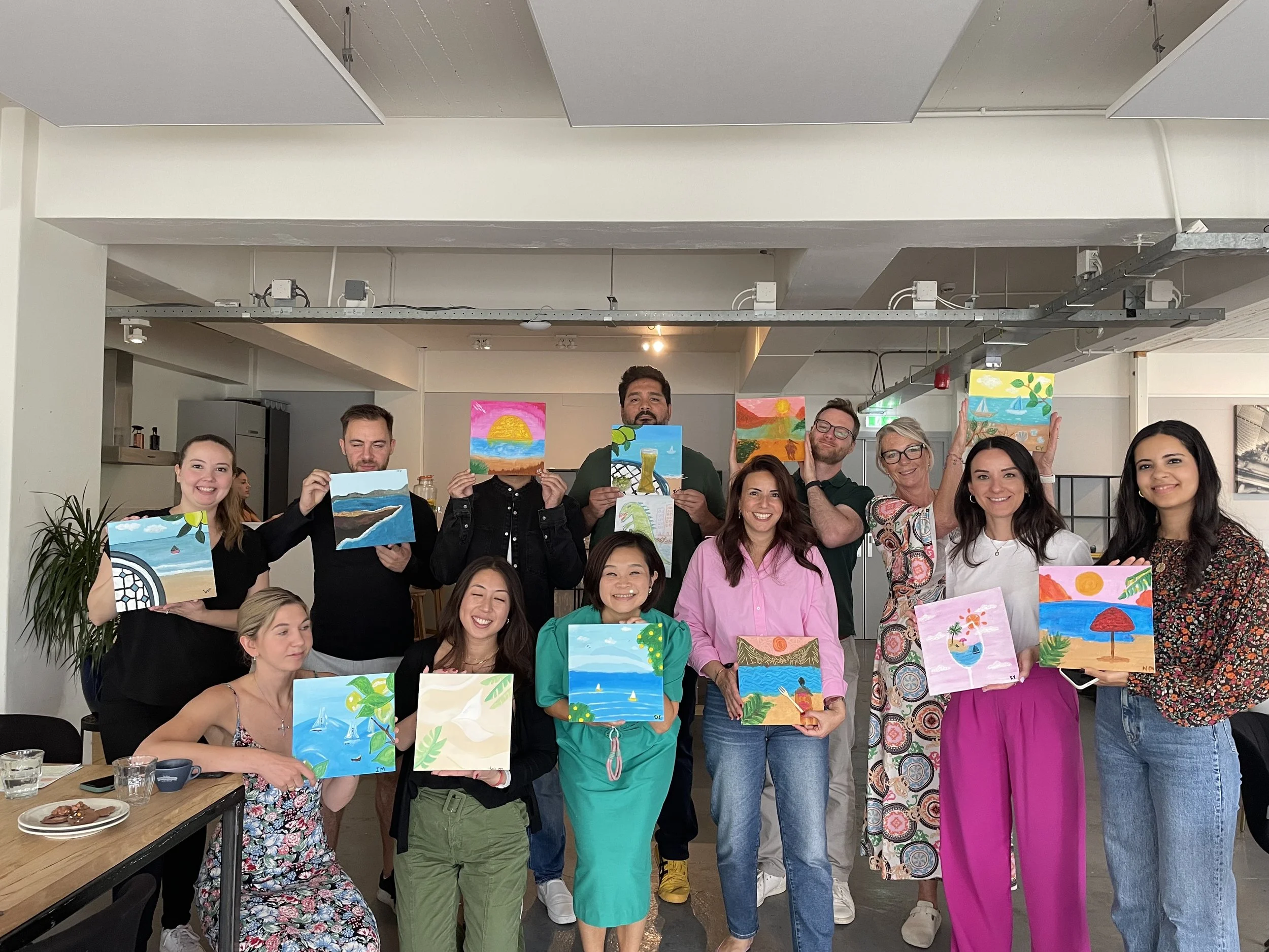 Art workshop for Unilever Ice cream