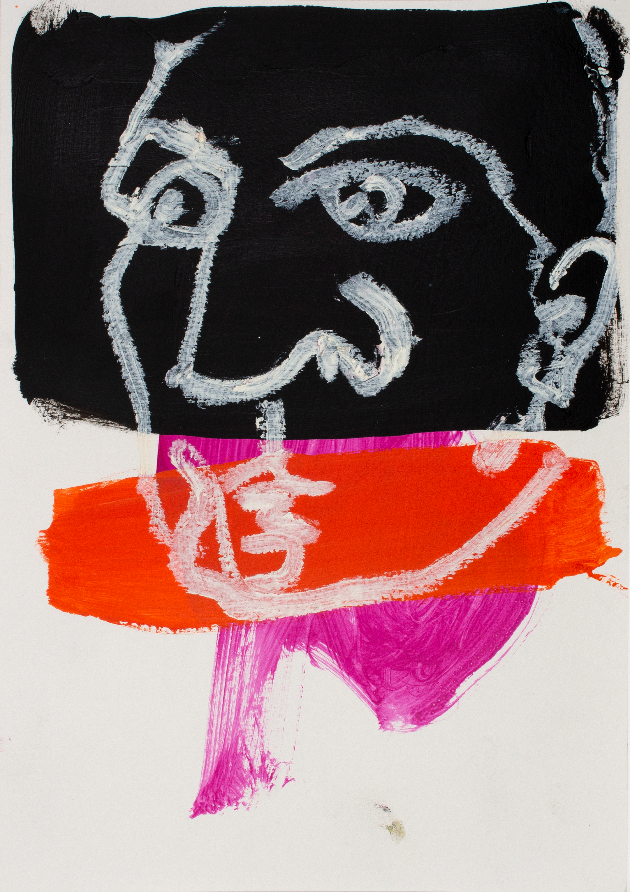 Untitled
2025
Acrylic and oilstick on paper, 29.7 x 21 cm