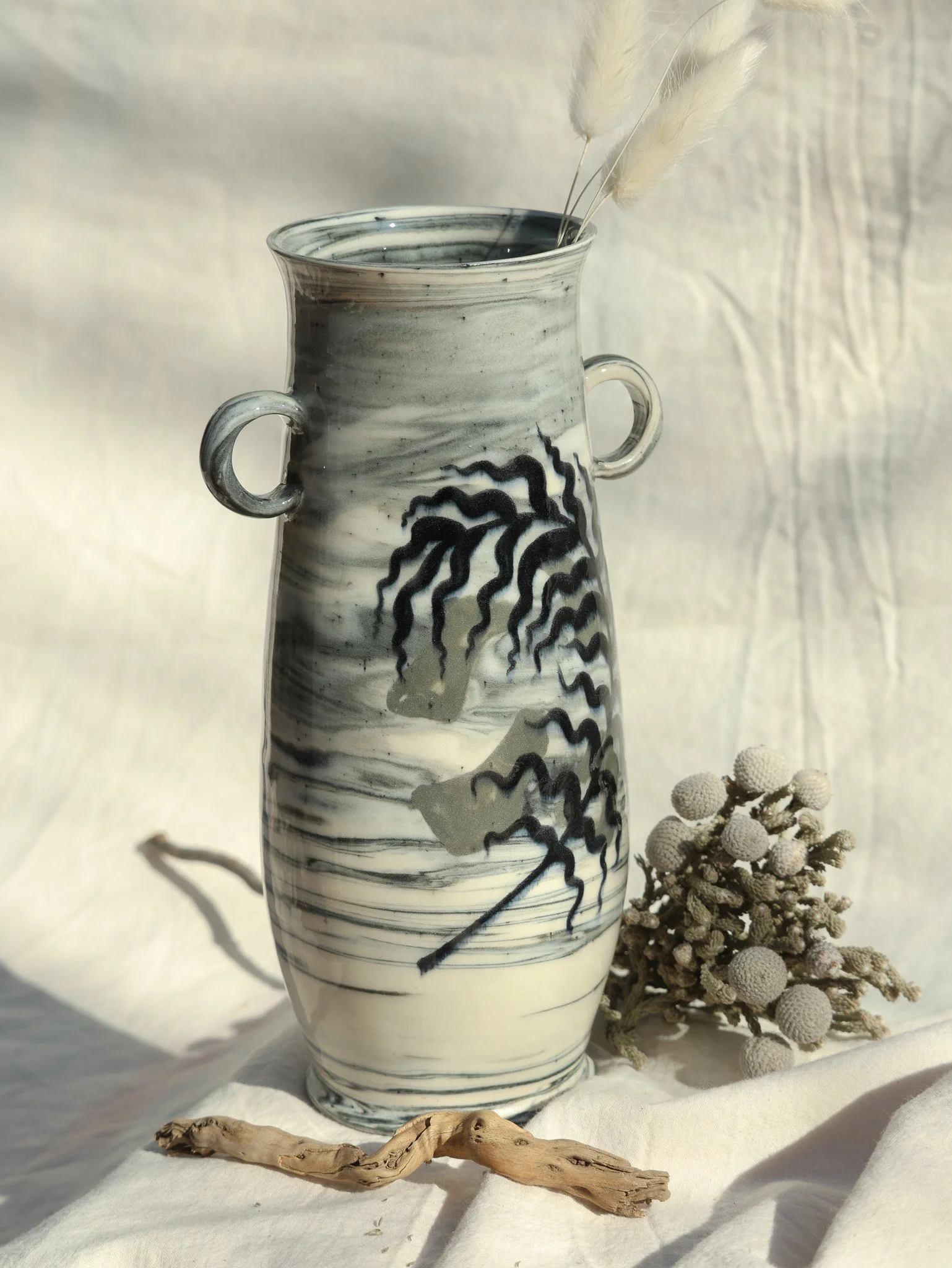 Marbled Porcelain Vase, 2026