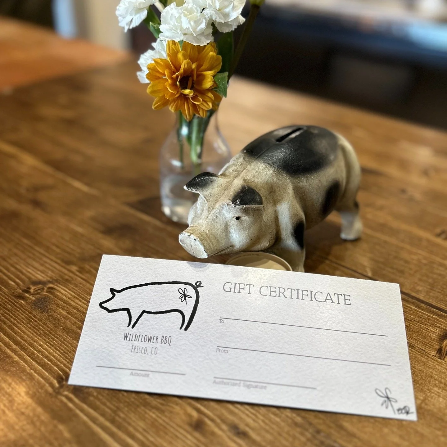 Remember to #shoplocal this holiday season, and give the gift of BBQ! Stock up on your Wildflower merch (still a couple of hats left!), sauces and gift cards for all those BBQ lovers in your life.

HOLIDAY HOURS UPDATE: We will be closed December 24t