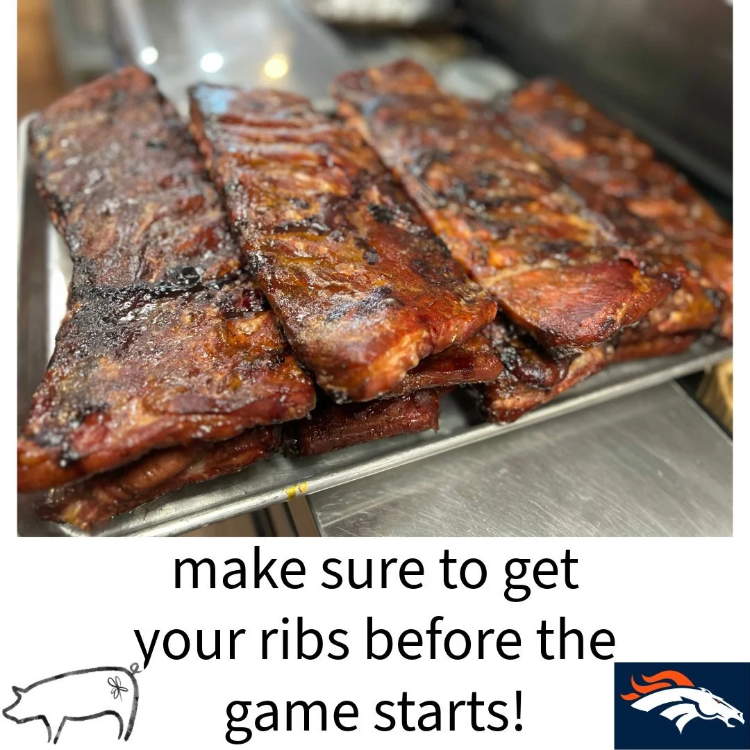 Lets Go Broncos!! Make sure to pair a rack of ribs with a Broncos victory.

#Broncos